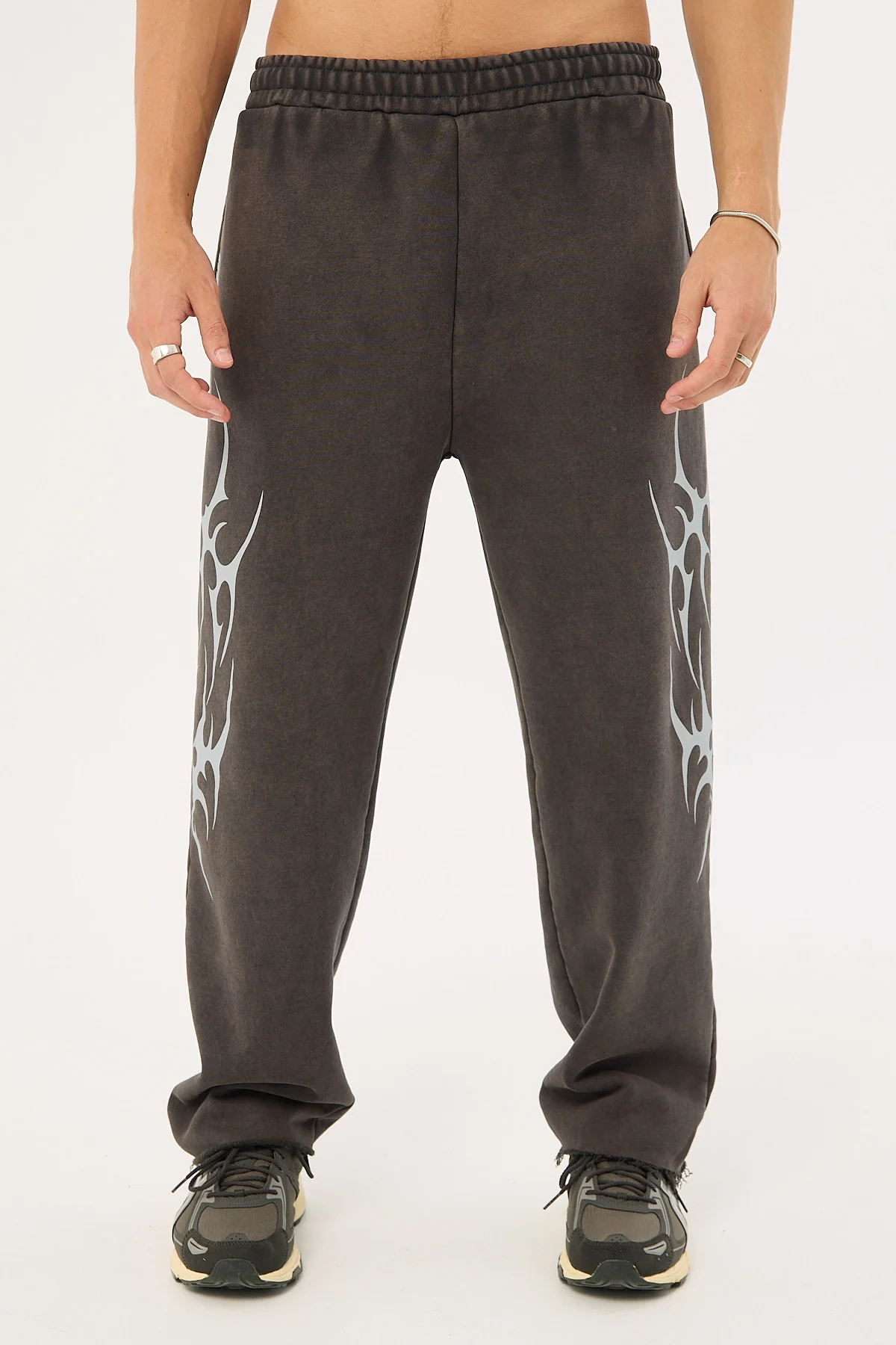 Neovision Tribal Baggy Sweatpant Washed Night Black - Image 9