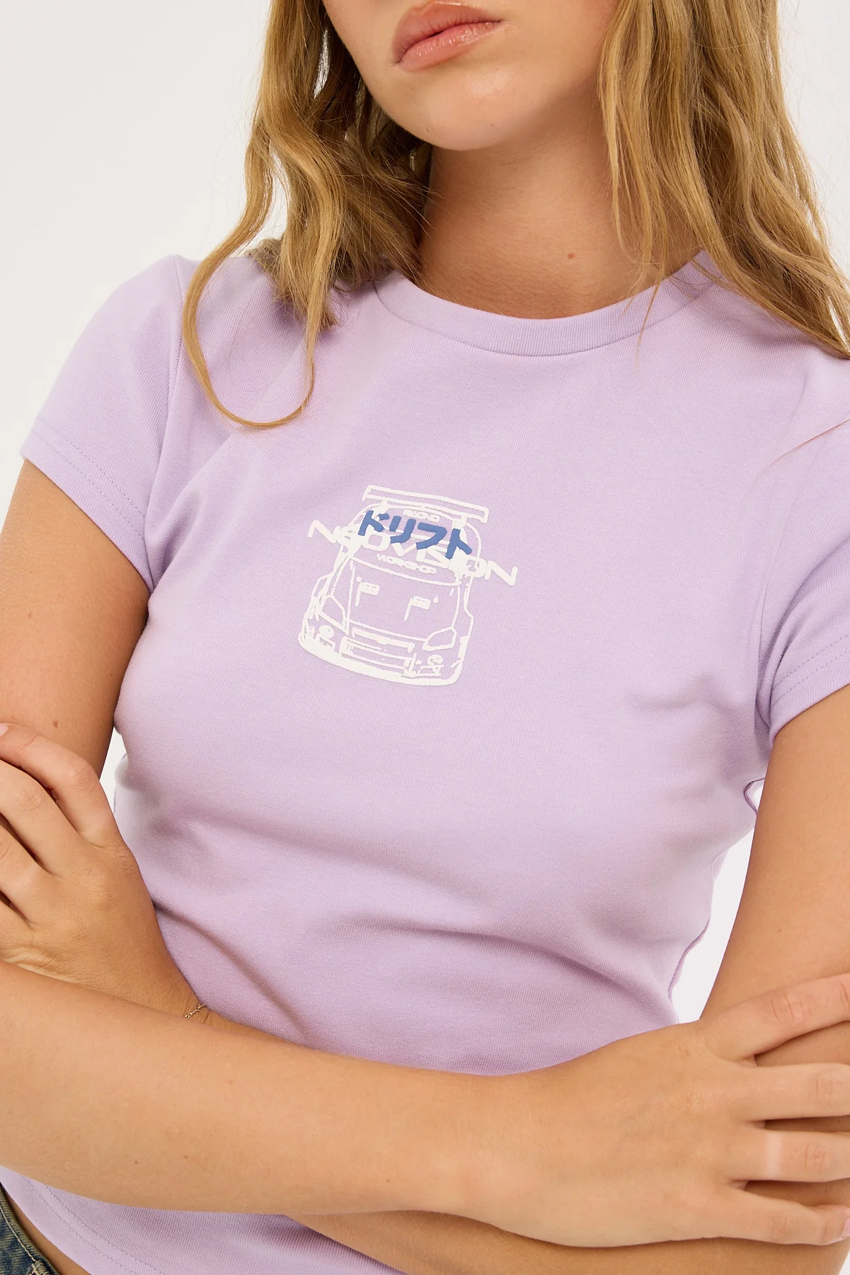 Neovision Tuner Baby Tee Lilac - Image 6