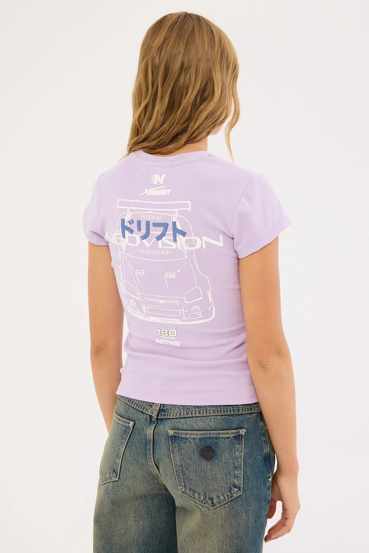Neovision Tuner Baby Tee Lilac - Image 7