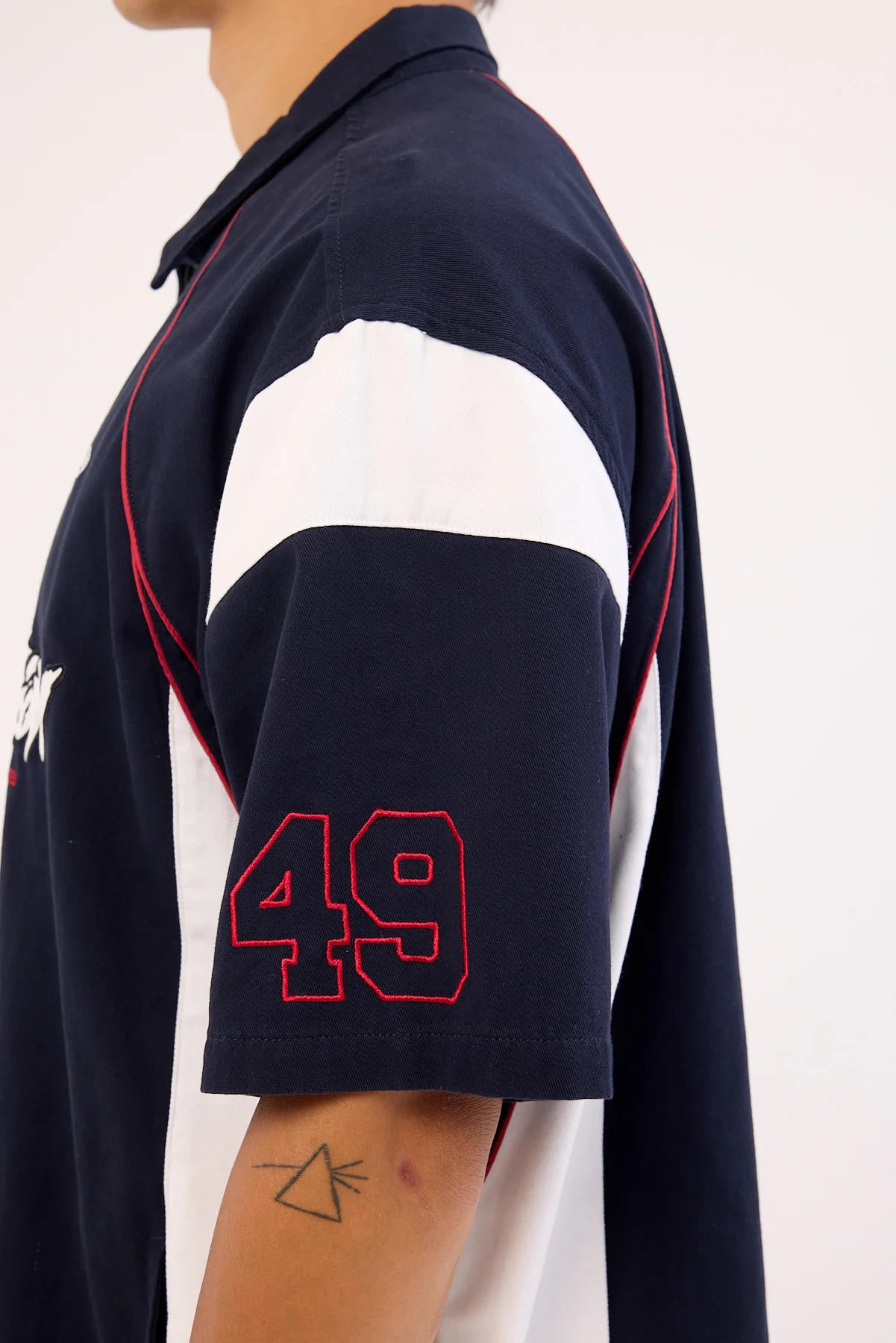 Neovision Underpass Oversize Shirt Navy - Image 7