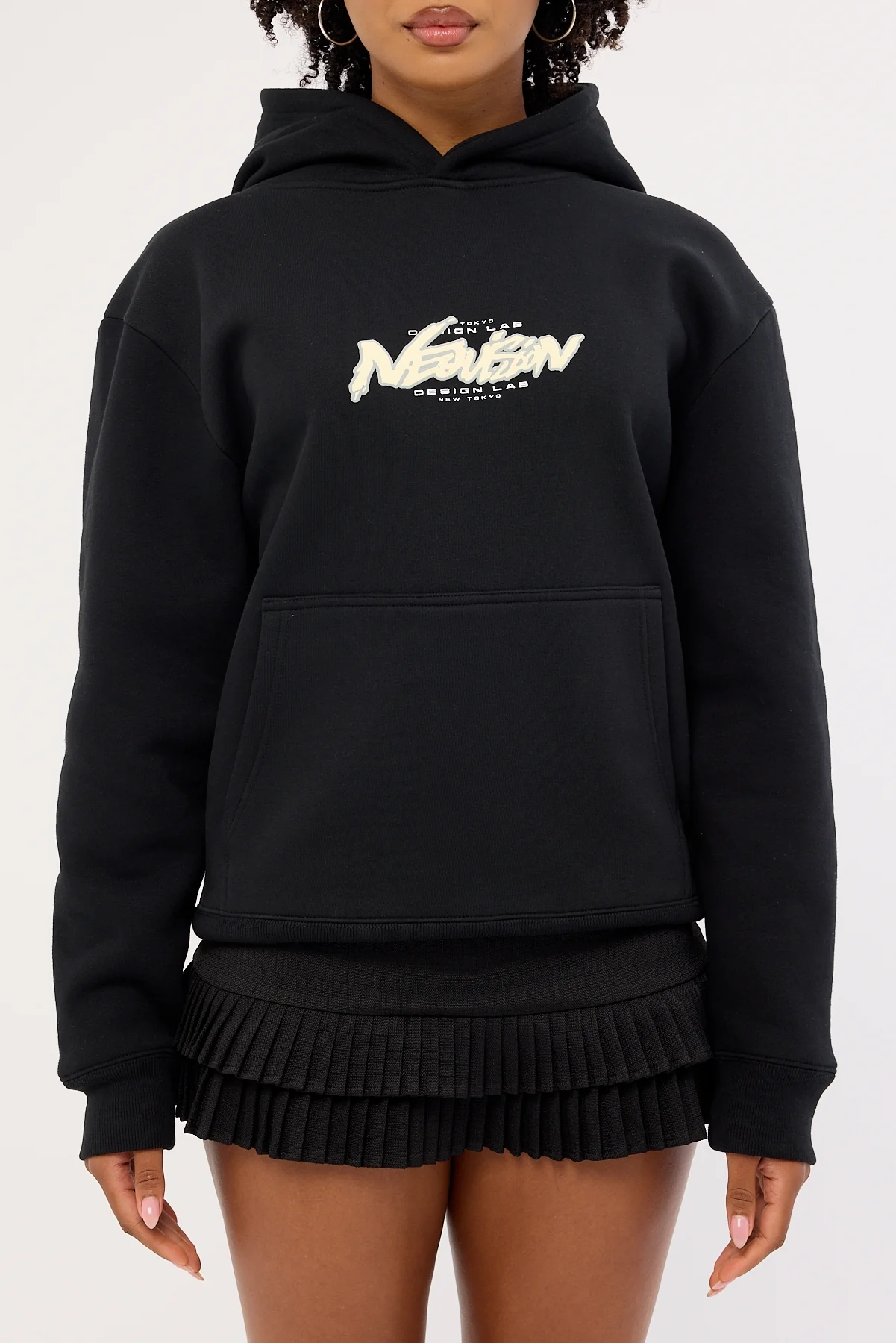 Neovision Underpass Relaxed Hoodie Black - Image 6