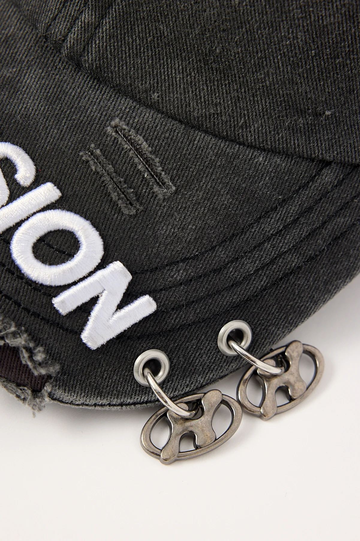 Neovision Underworld Distressed Dad Cap Washed Black - Image 2