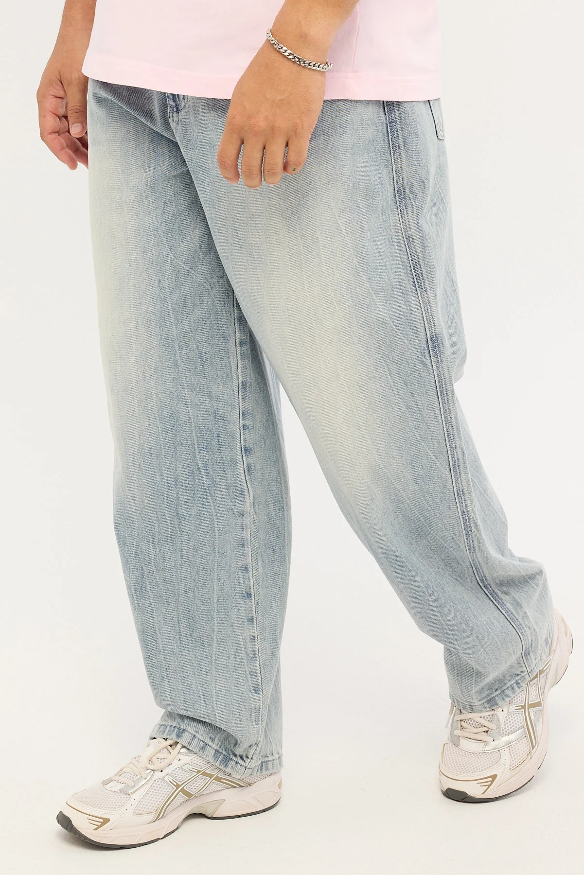 Neovision Vice Titan Baggy Jean Blasted Washed Blue - Image 3