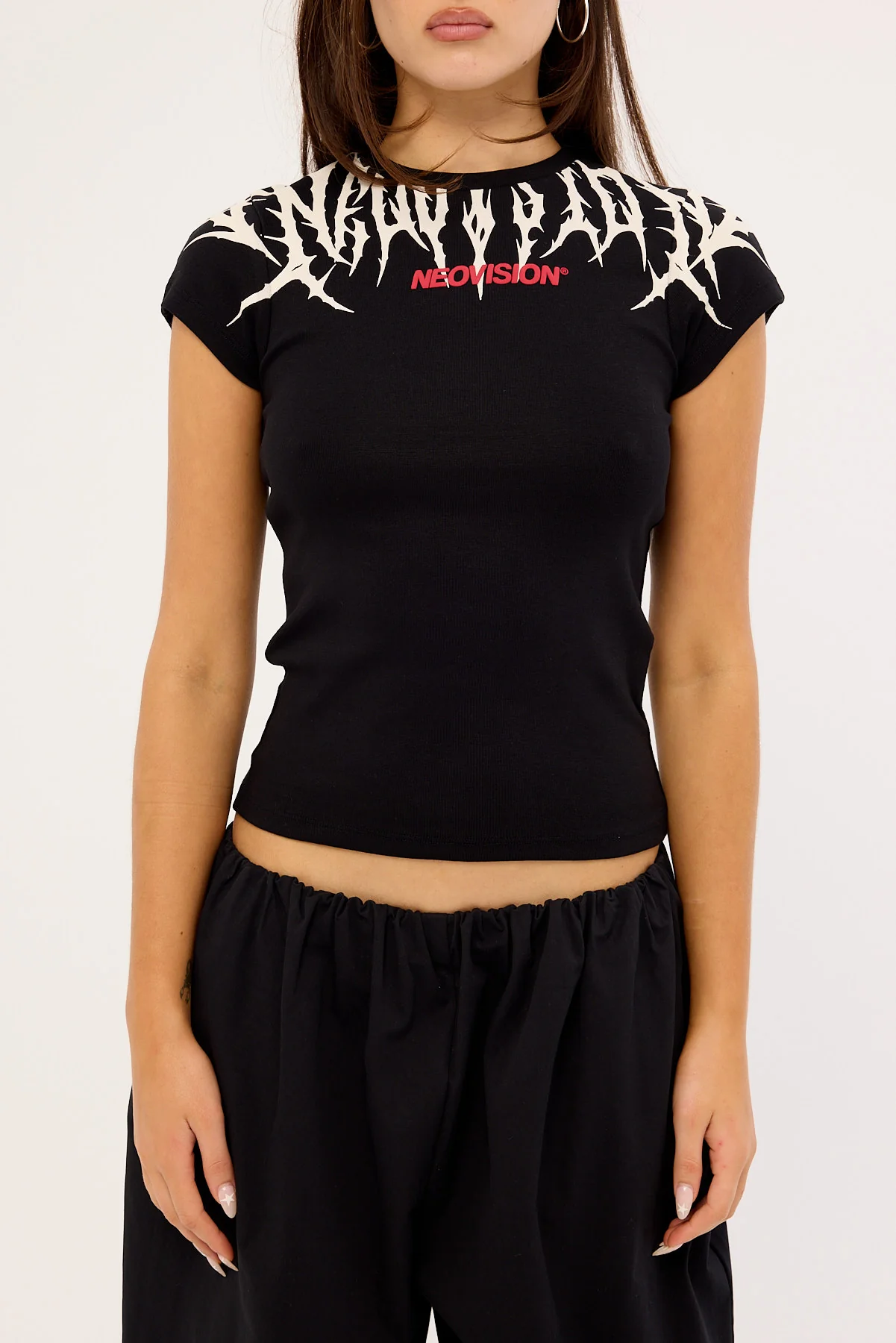 Neovision Virus Baby Tee Black - Image 6