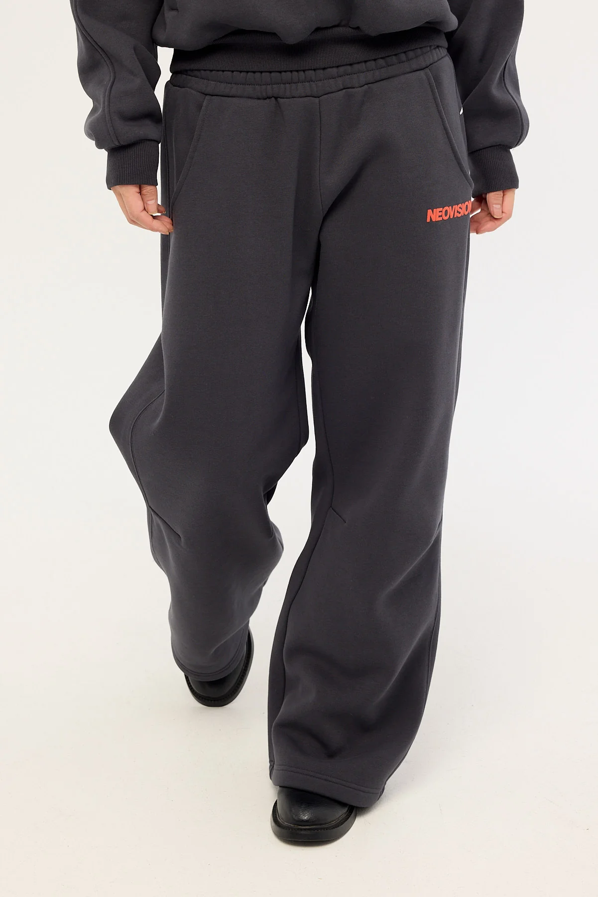 Neovision Virus Wide Leg Trackpant Washed Black - Image 2