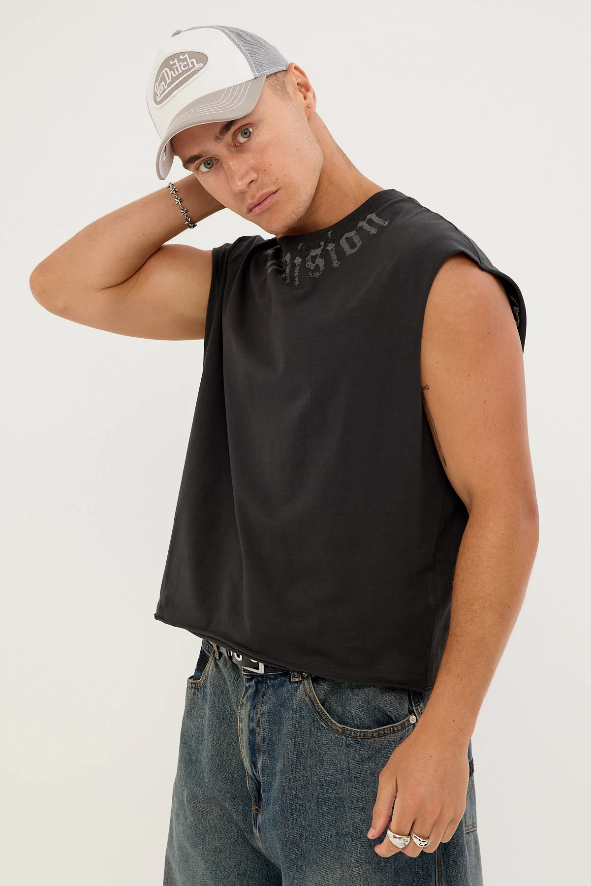 Neovision Voidcore Cropped Muscle Tank Night Black - Image 5