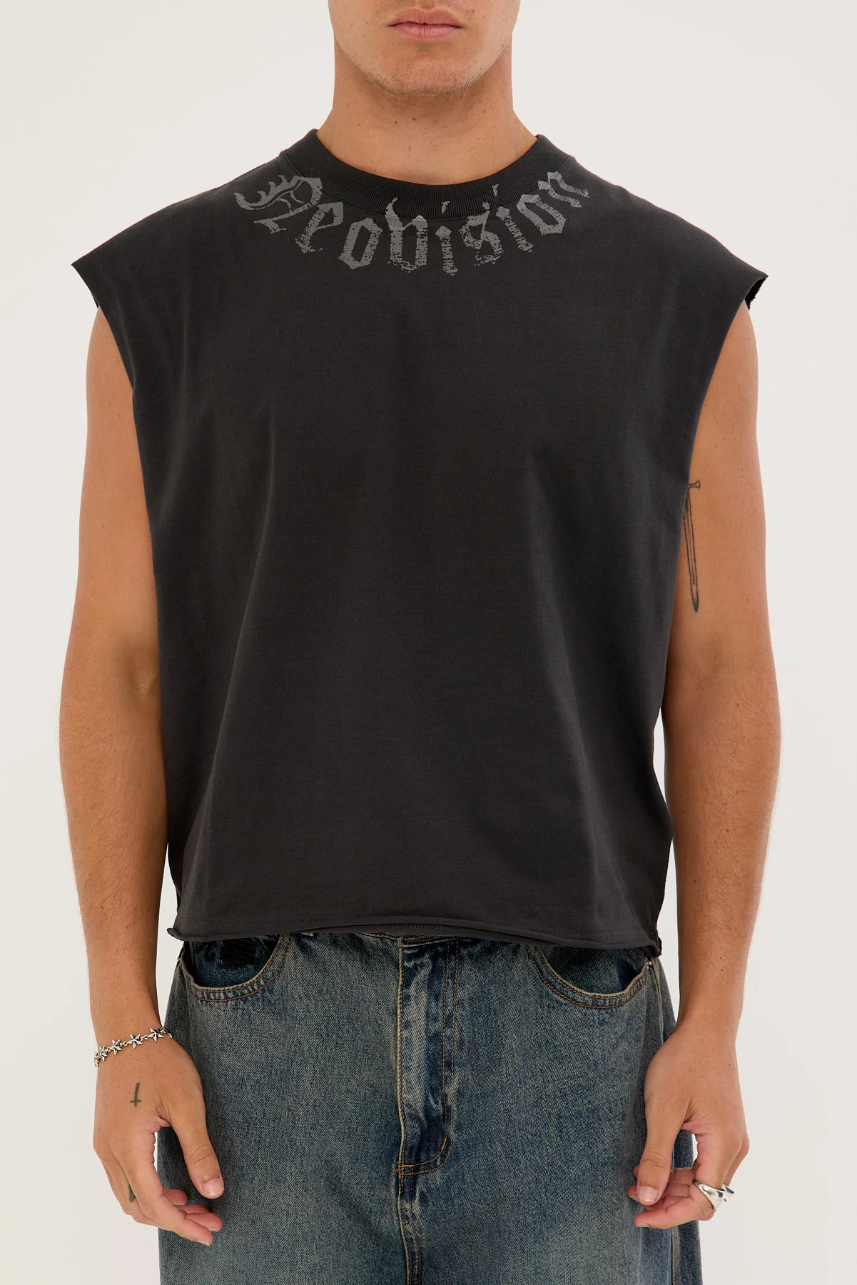 Neovision Voidcore Cropped Muscle Tank Night Black - Image 8