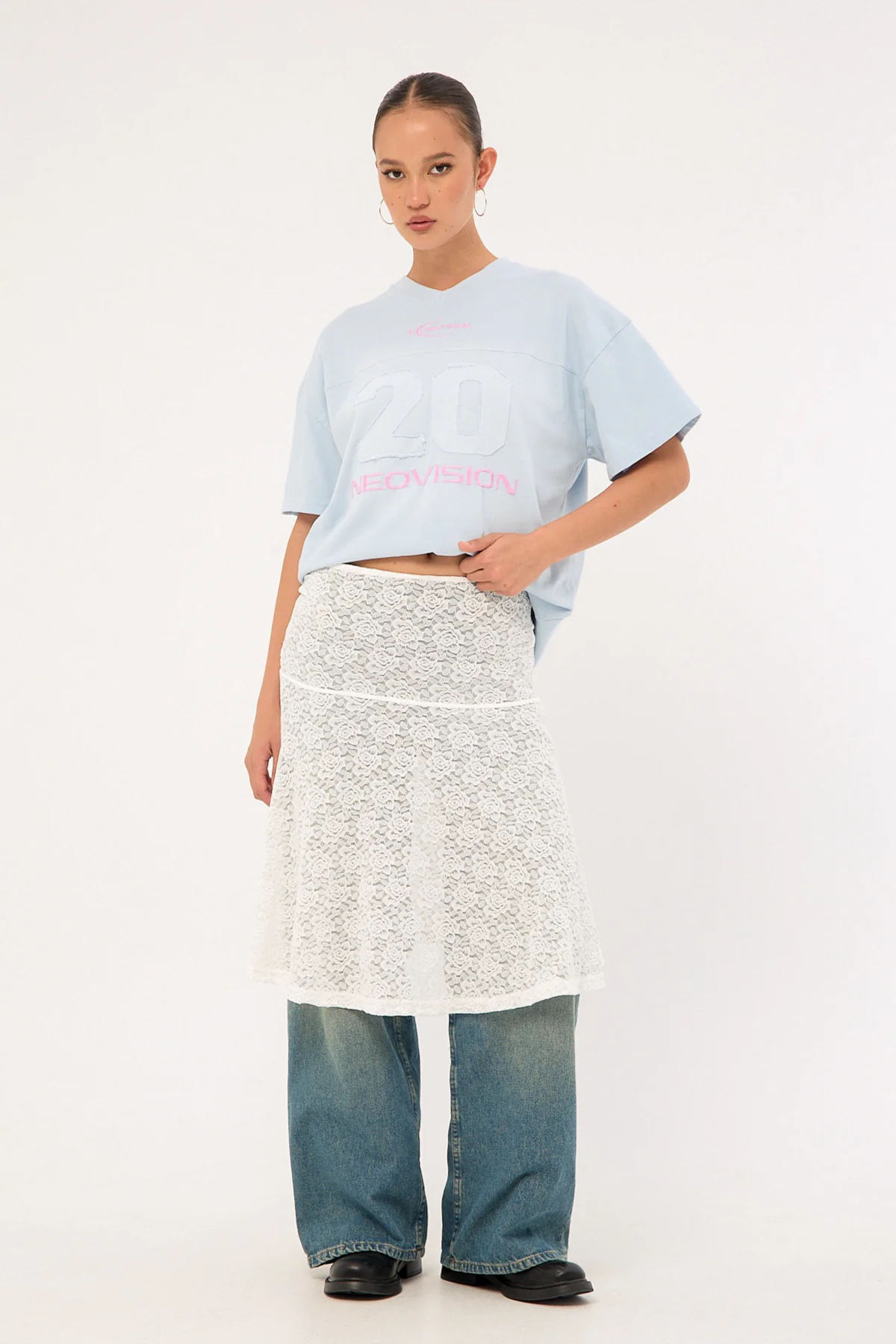 Neovision Xira Relaxed T-Shirt Blue - Image 2