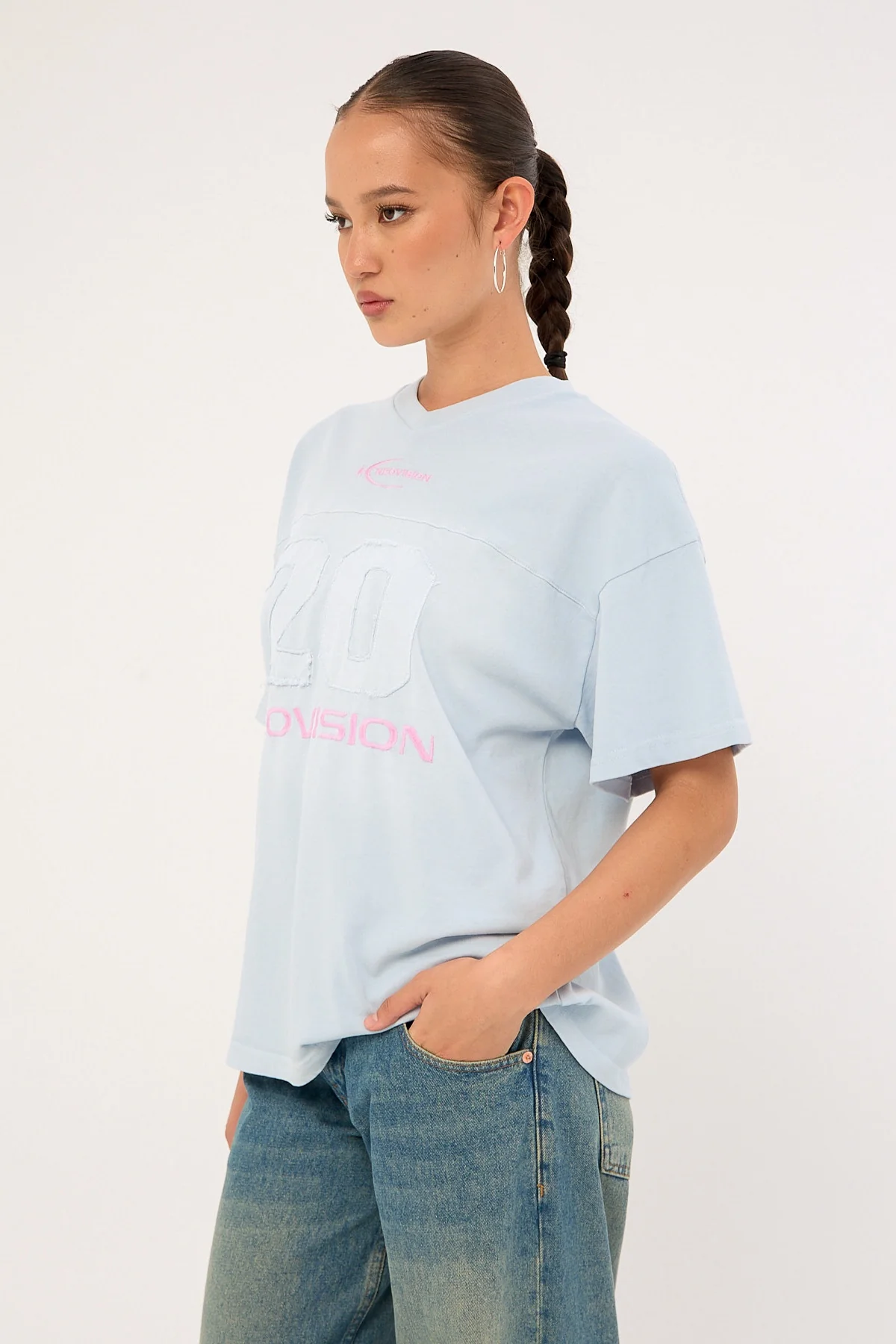 Neovision Xira Relaxed T-Shirt Blue - Image 4