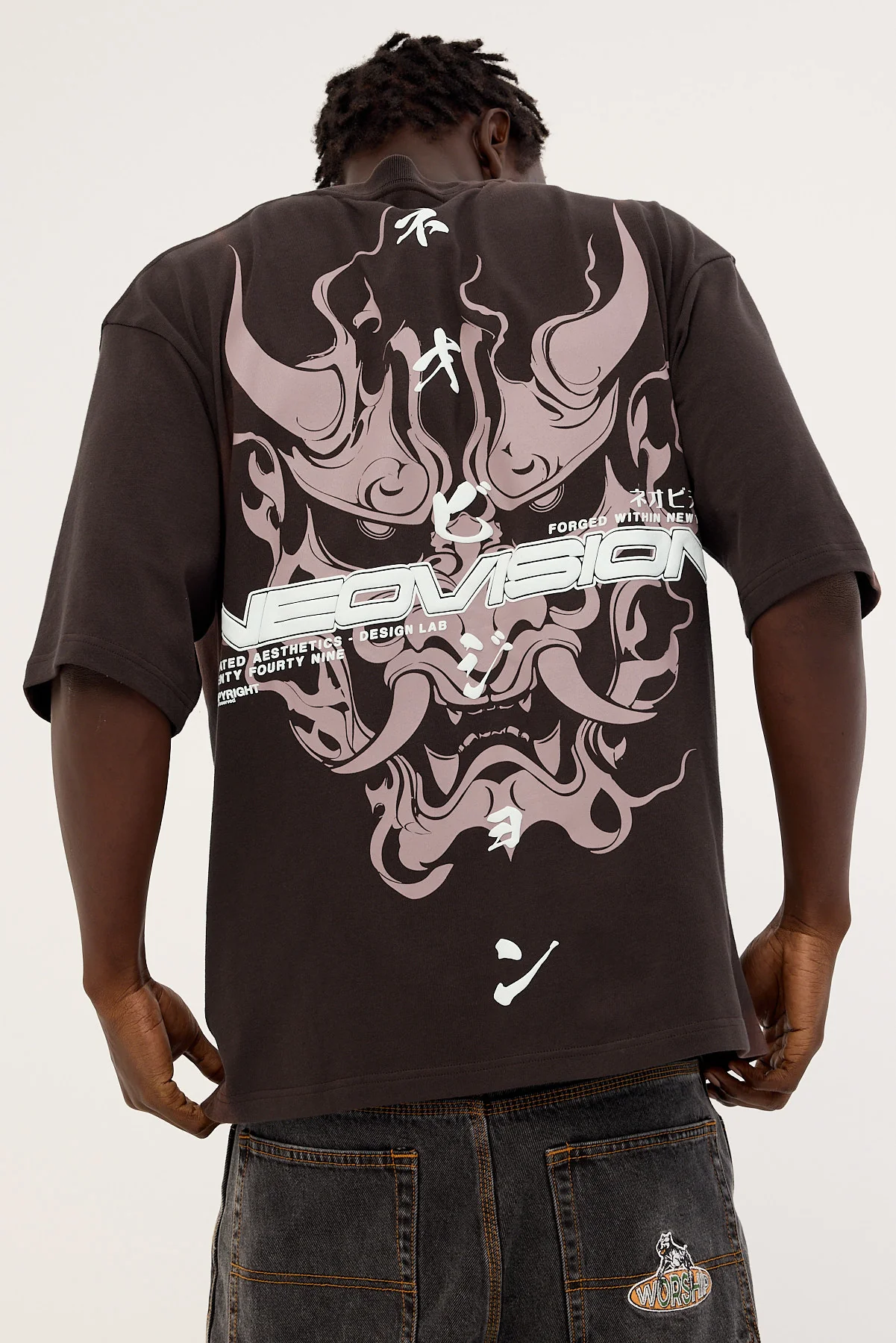 Neovision Yasha Street Super Heavy Tee Coffee Brown