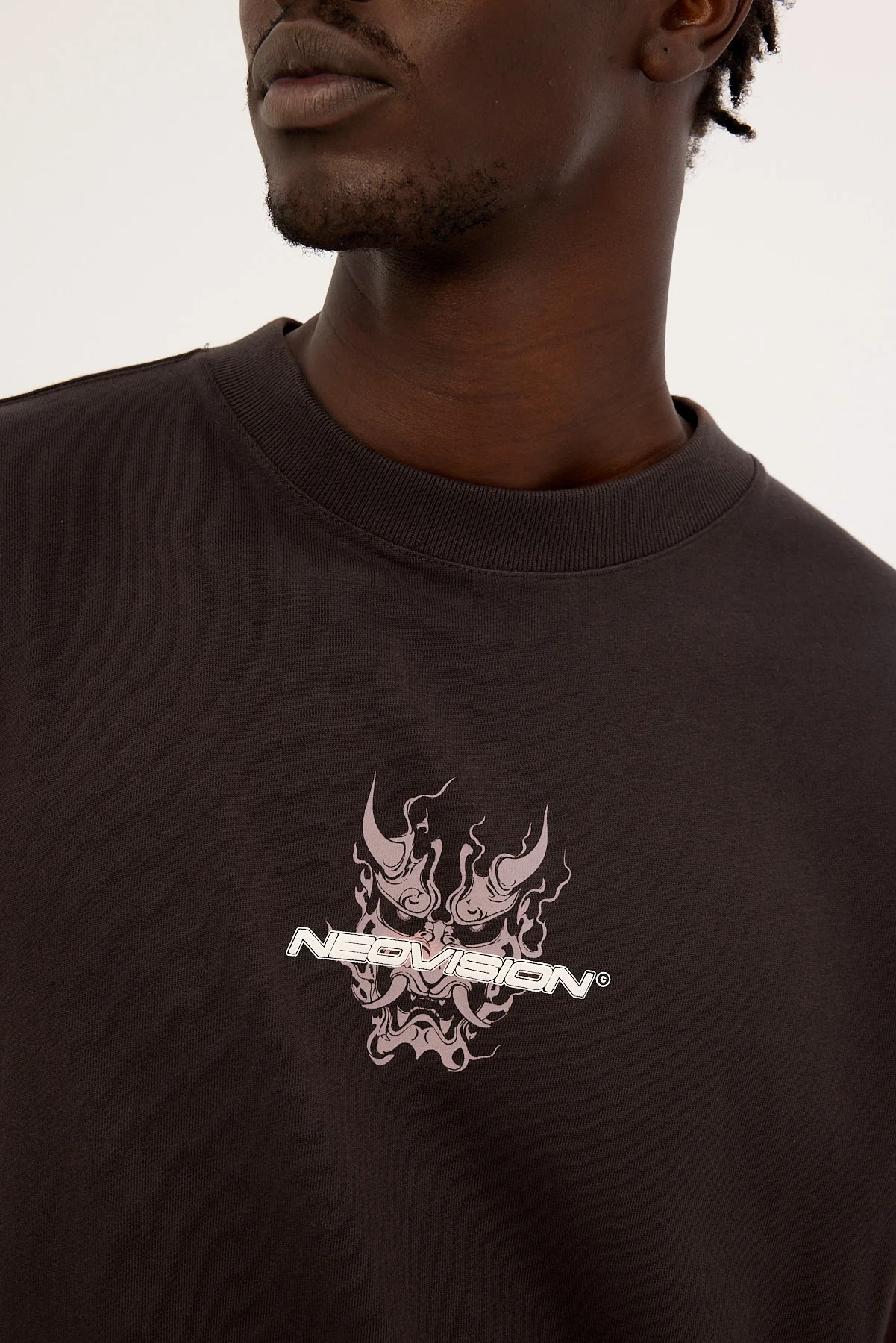 Neovision Yasha Street Super Heavy Tee Coffee Brown - Image 6