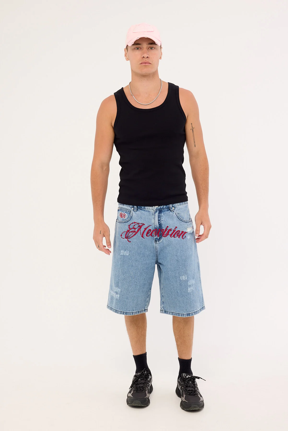Neovision Yokai Nexa Baggy Jort Ash Blue