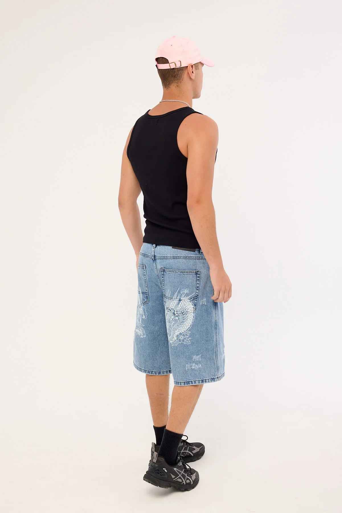 Neovision Yokai Nexa Baggy Jort Ash Blue - Image 5