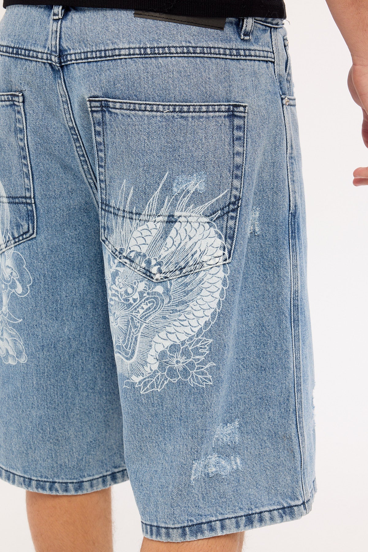 Neovision Yokai Nexa Baggy Jort Ash Blue - Image 6