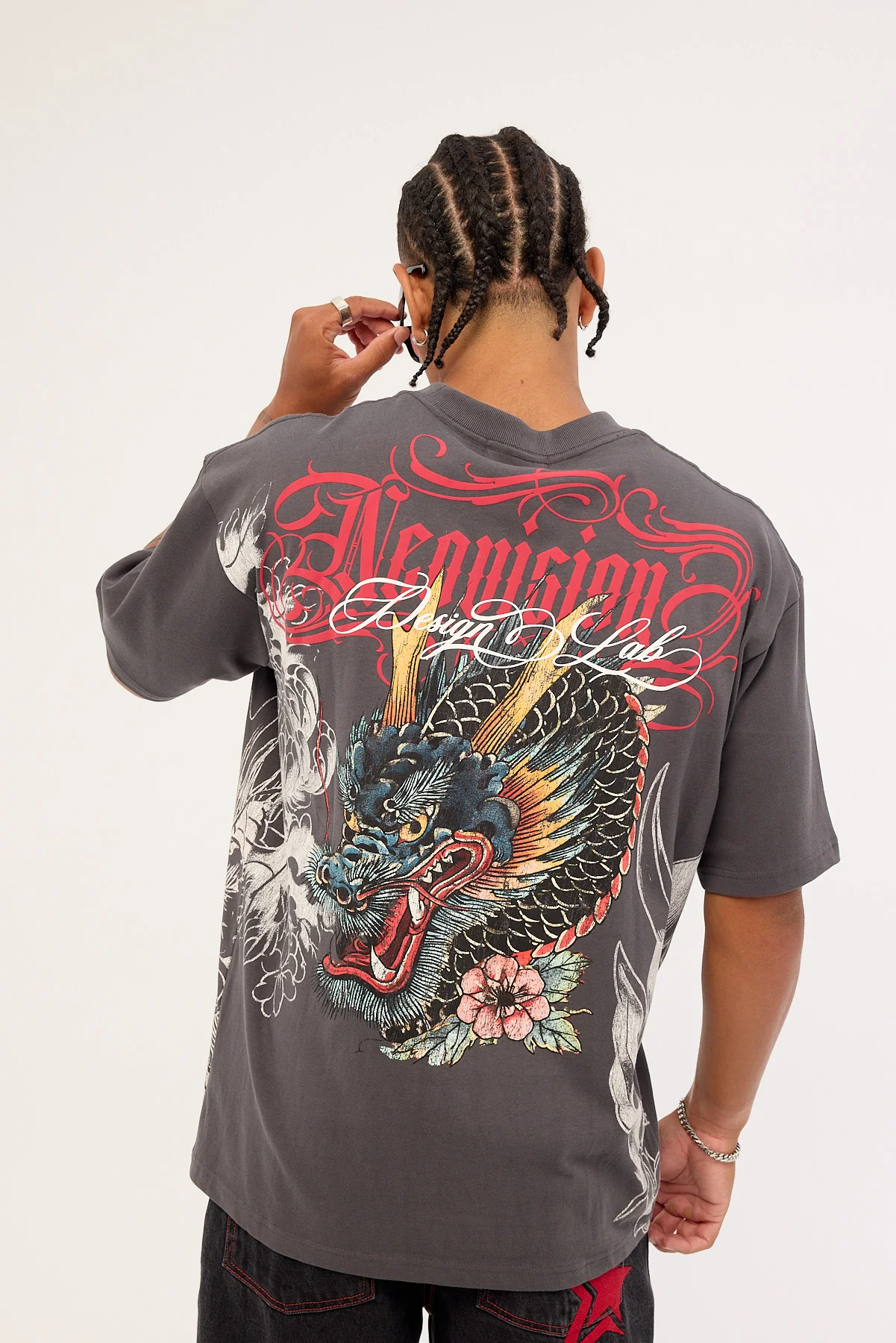 Neovision Yokai Oversize Super Heavy Tee Ash Black