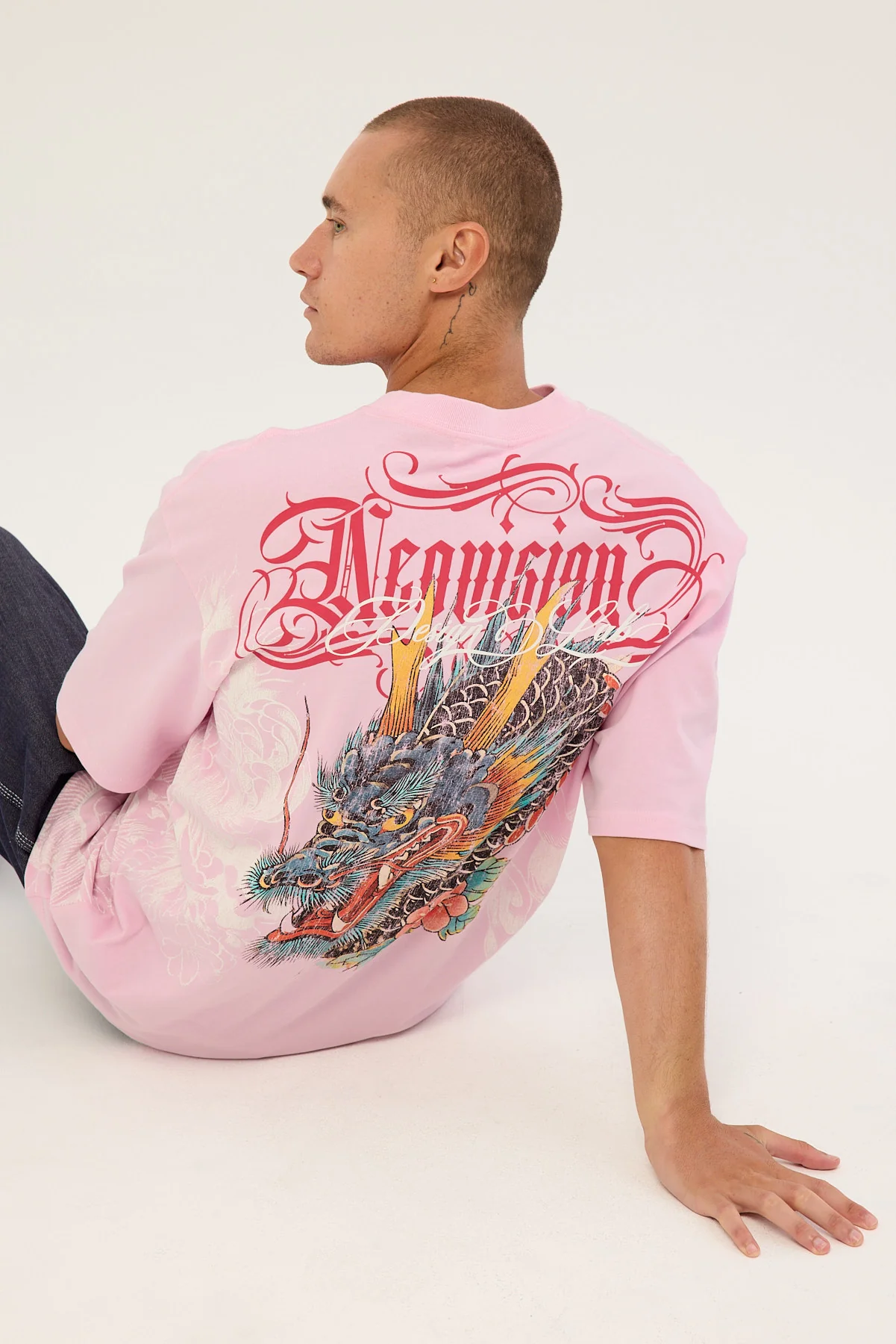 Neovision Yokai Oversize Super Heavy Tee Candy Pink