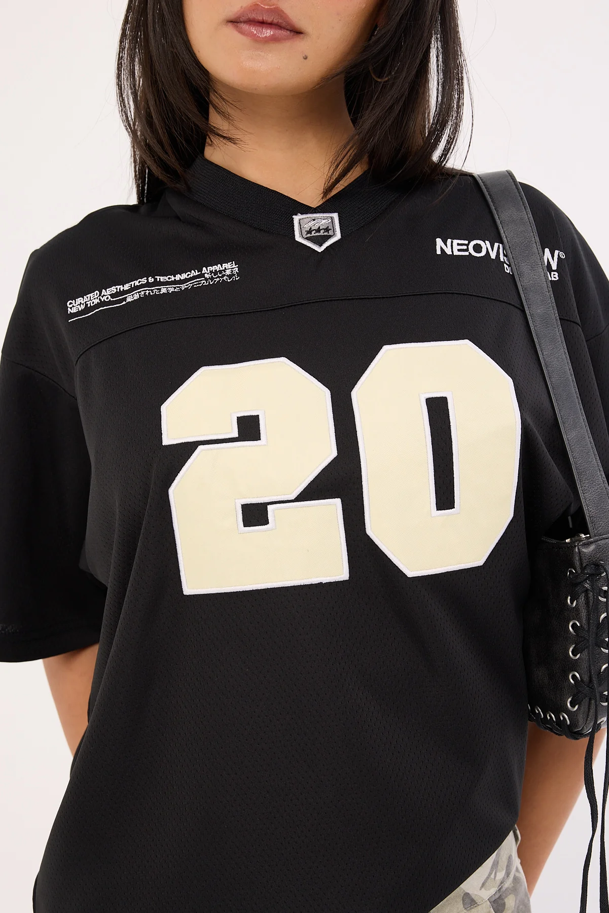 Neovision Zenon V Neck Jersey Black - Image 4