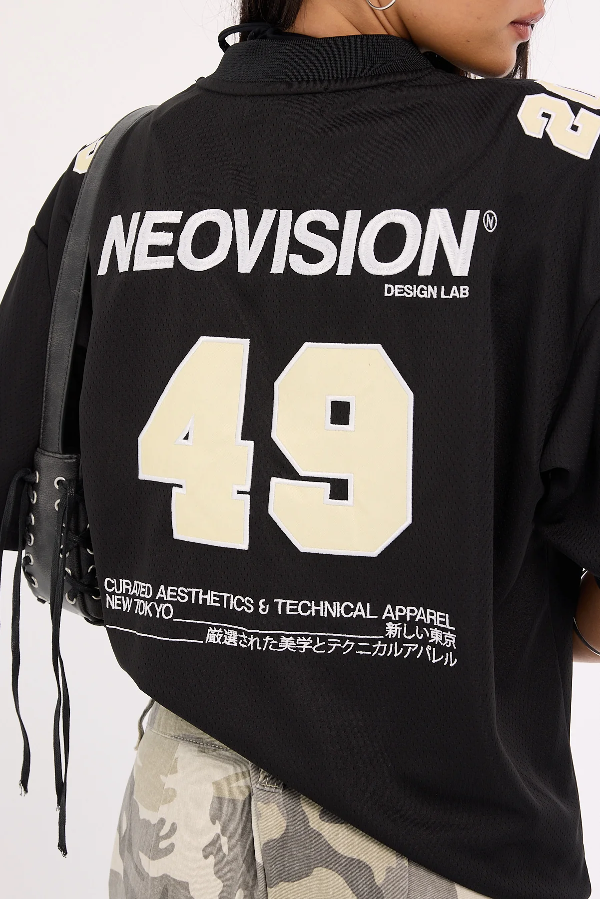 Neovision Zenon V Neck Jersey Black - Image 6