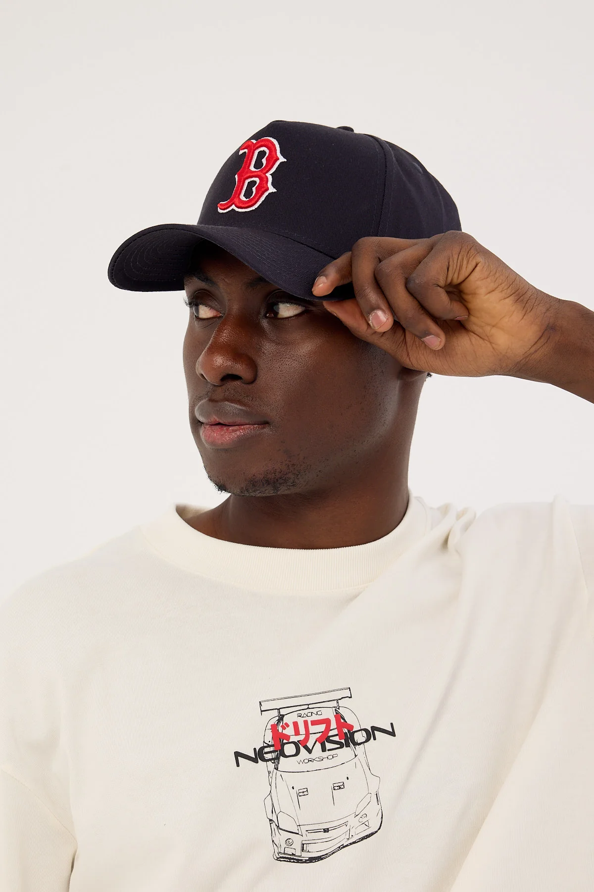 New Era 9Forty A-Frame Boston Red Sox Cap Official Team Colours - Image 2