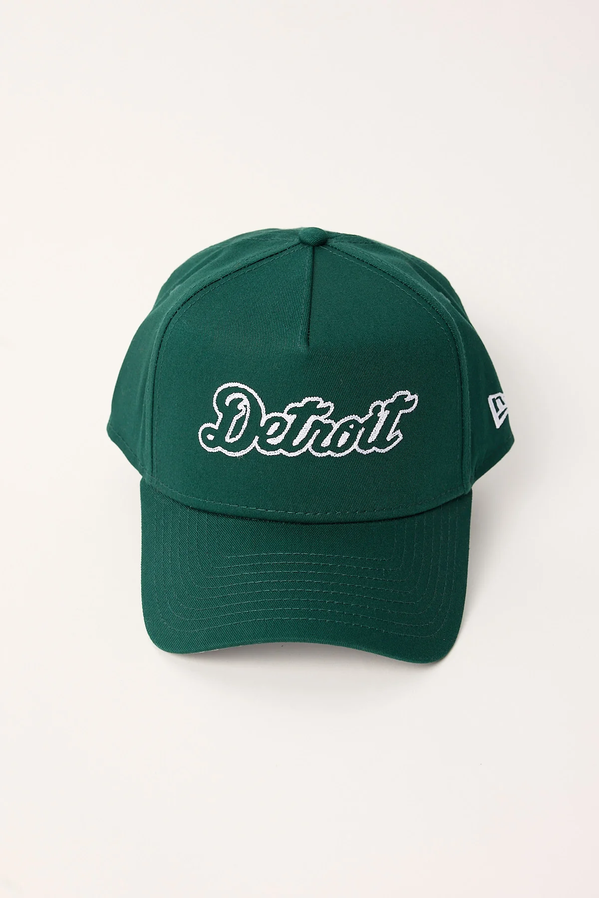 New Era 9Forty A-Frame Chainstitch Script Detroit Tigers Cap Dark Green/Green UV