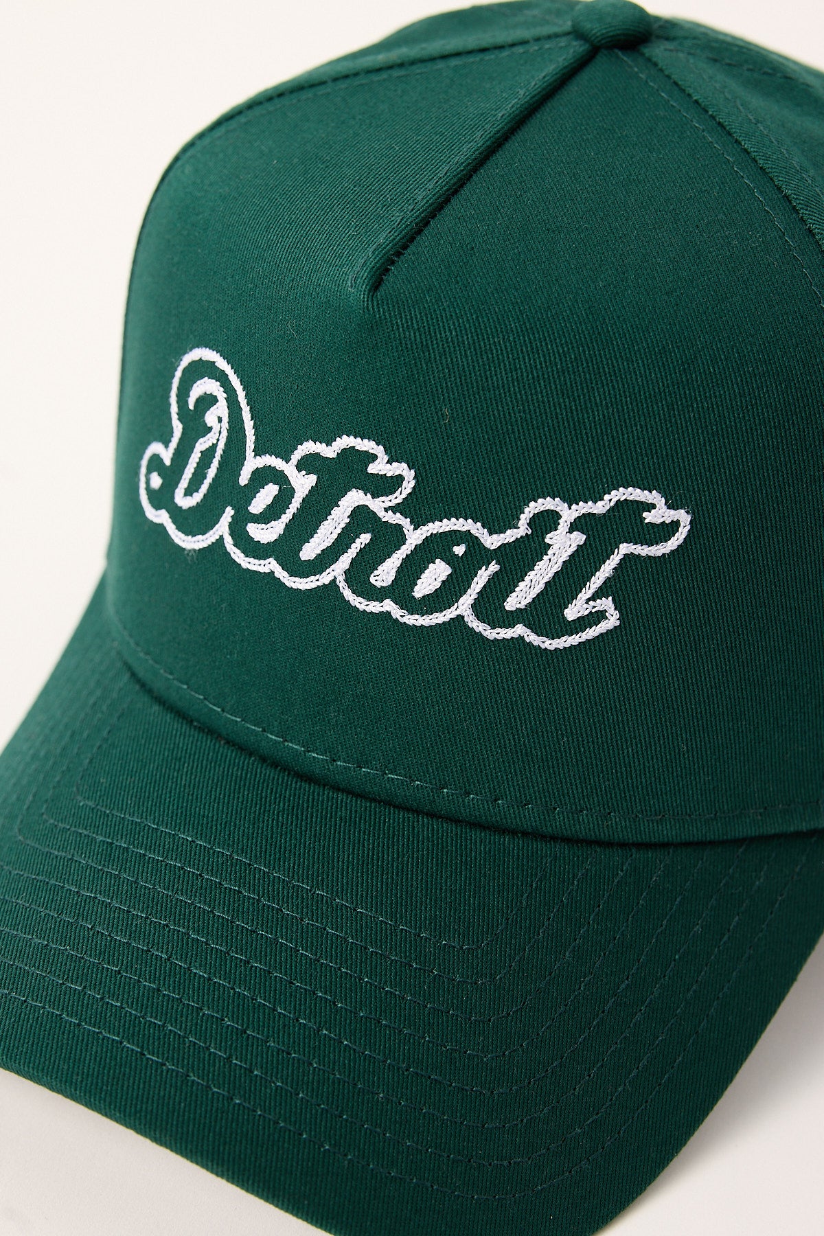 New Era 9Forty A-Frame Chainstitch Script Detroit Tigers Cap Dark Green/Green UV - Image 2