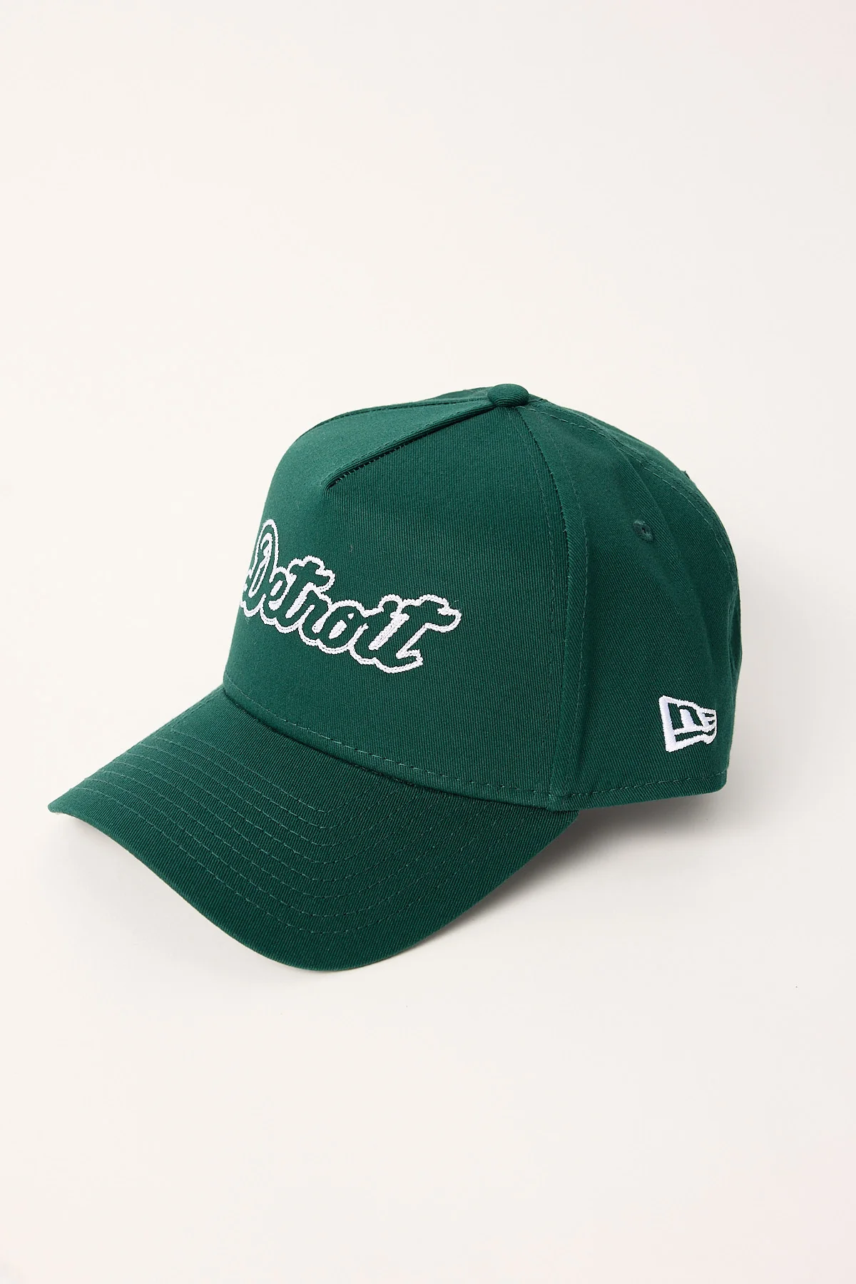 New Era 9Forty A-Frame Chainstitch Script Detroit Tigers Cap Dark Green/Green UV - Image 3
