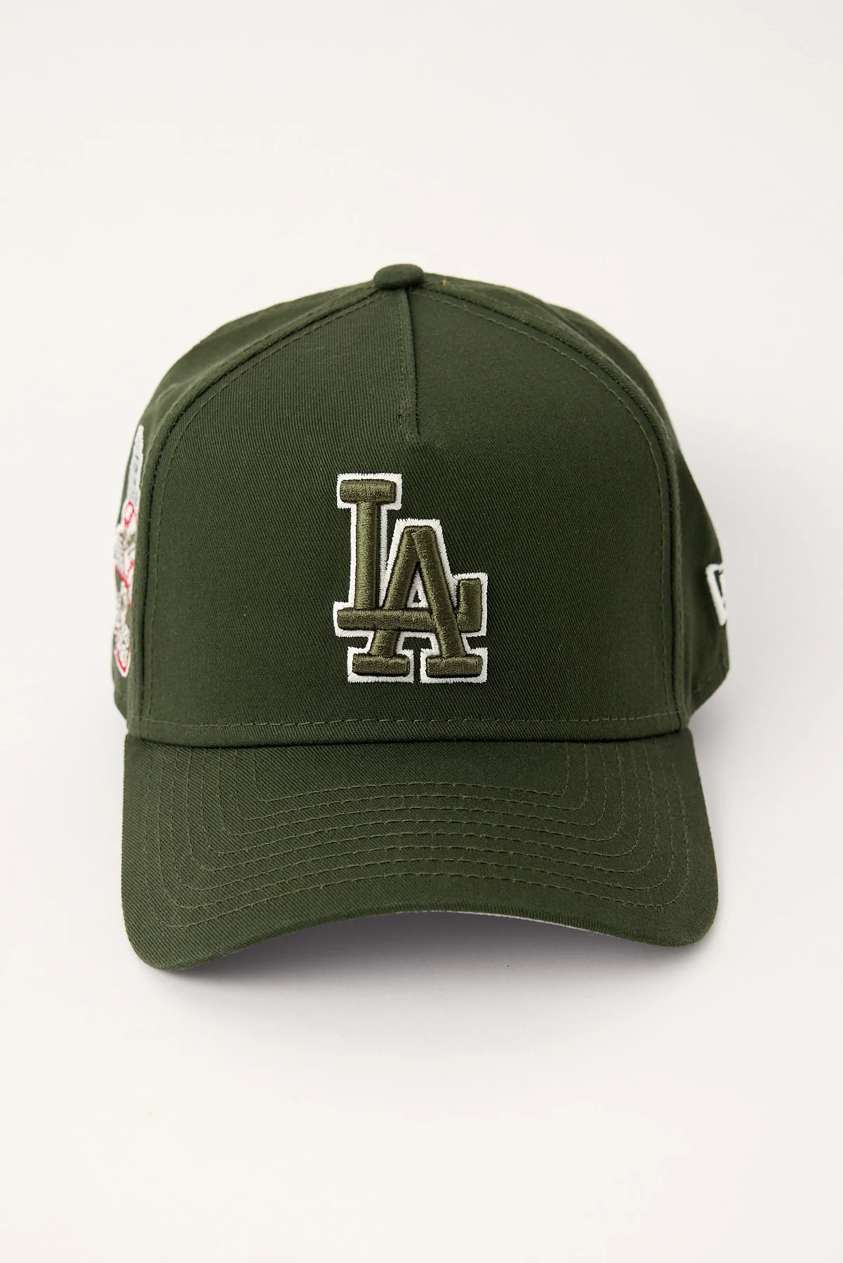 New Era 9Forty A-Frame Cooperstown World Series Los Angeles Dod Dark Seaweed/Grey UV