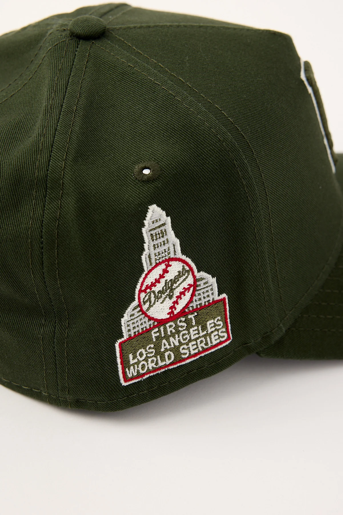 New Era 9Forty A-Frame Cooperstown World Series Los Angeles Dod Dark Seaweed/Grey UV - Image 6