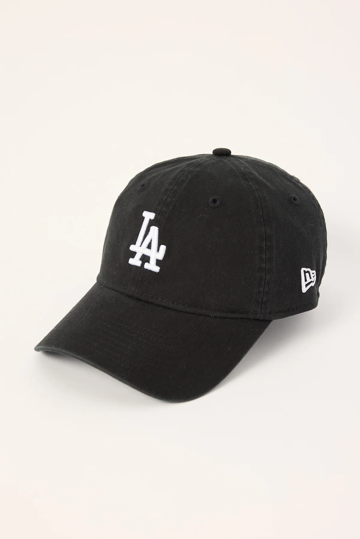 New Era 9Twenty Midi Logo Los Angeles Dodgers Cap Black/White Embroidery - Image 3