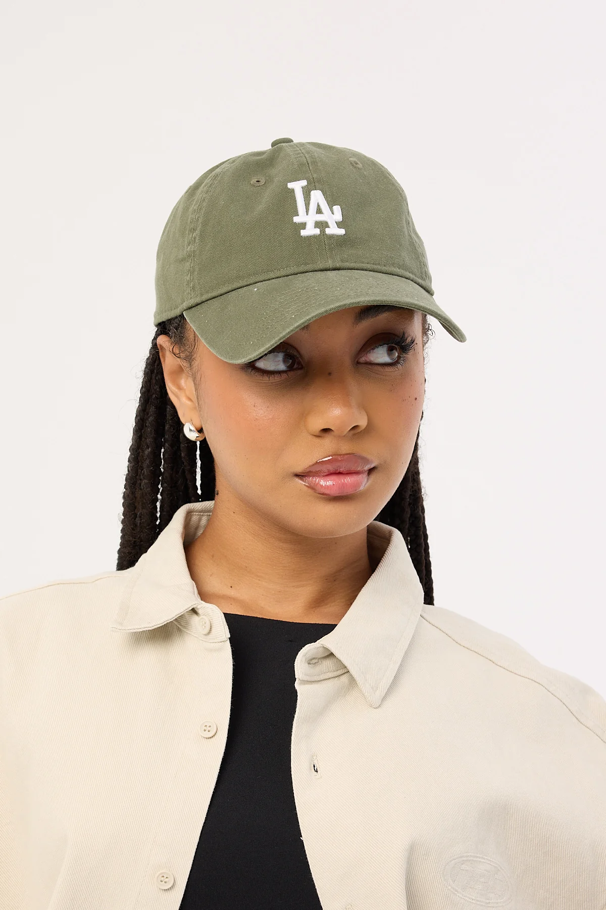 New Era 9Twenty Midi Logo Los Angeles Dodgers Cap Green/White - Image 5
