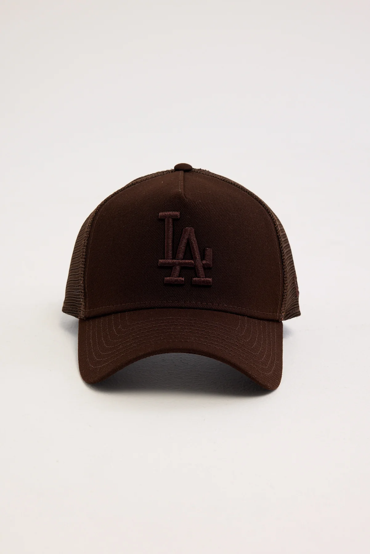 New Era Burnt Wood 9Forty A-Frame Los Angeles Dodgers Trucker H Burnt Wood/Burnt Wood Embroidery
