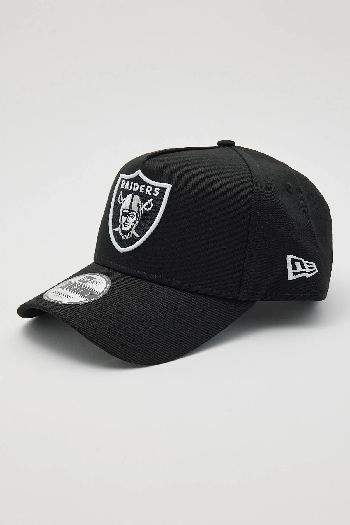 New Era Las Vegas Raiders 9Forty A-Frame Cap Black/OTC Embroidery - Image 2