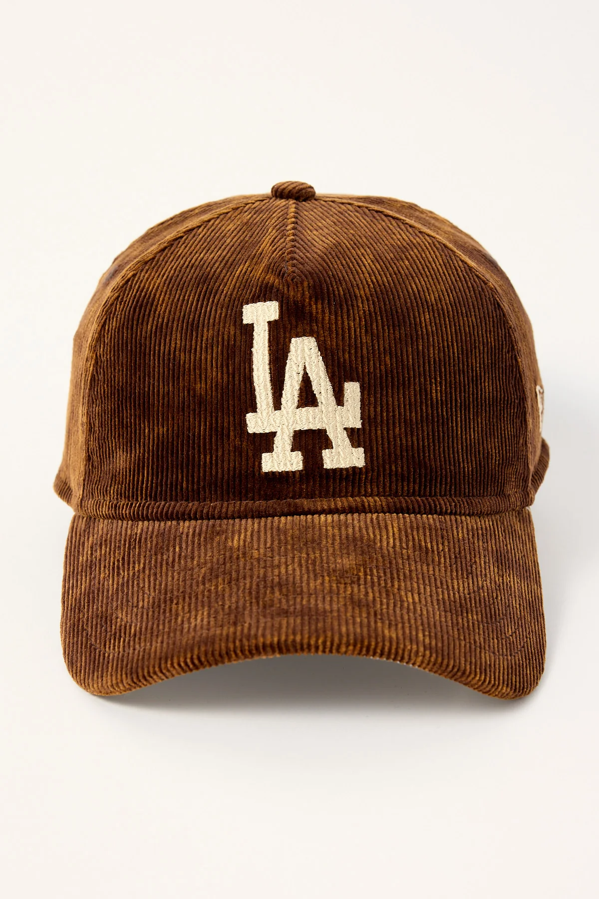 New Era Washed Cord 9Twenty A-Frame Los Angeles Dodgers Cap Walnut/Grey