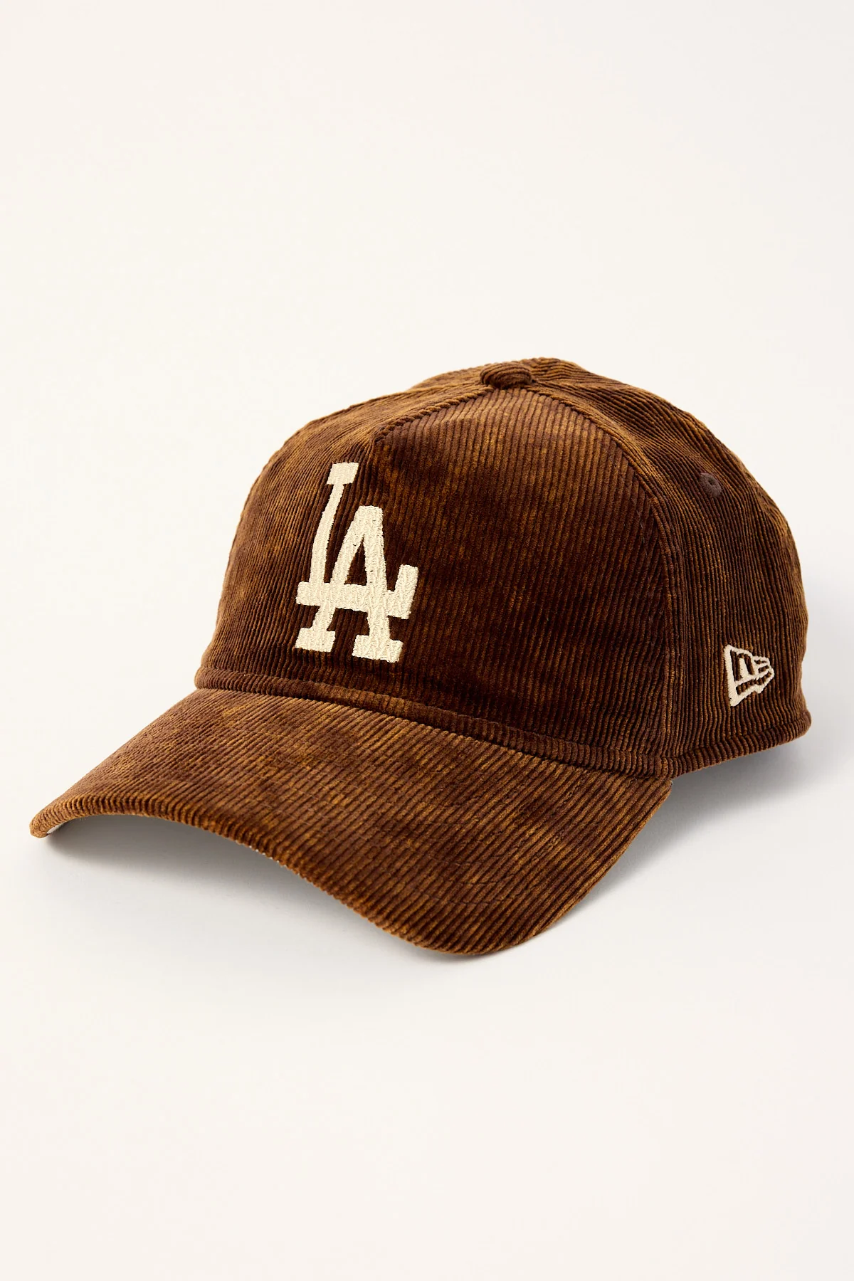 New Era Washed Cord 9Twenty A-Frame Los Angeles Dodgers Cap Walnut/Grey - Image 3