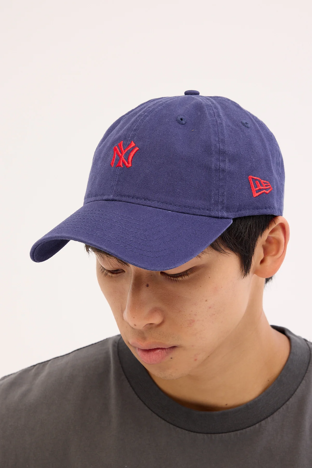 New Era Washed Mini 9Twenty New York Yankees Cap Light Navy/Light Navy UV - Image 4