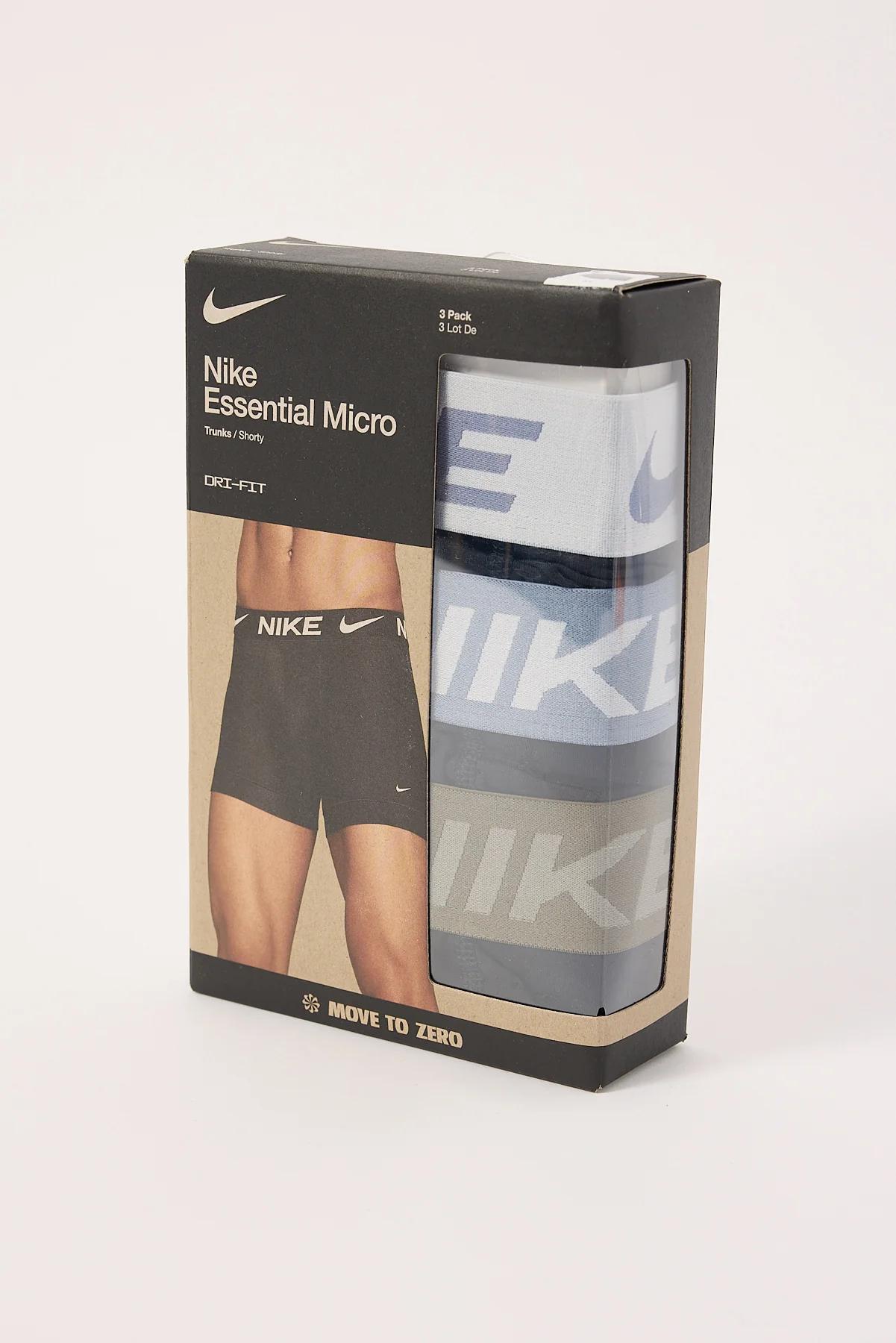 Nike Underwear Essential Micro Trunk 3 Pack Smokey Quartz - Image 2