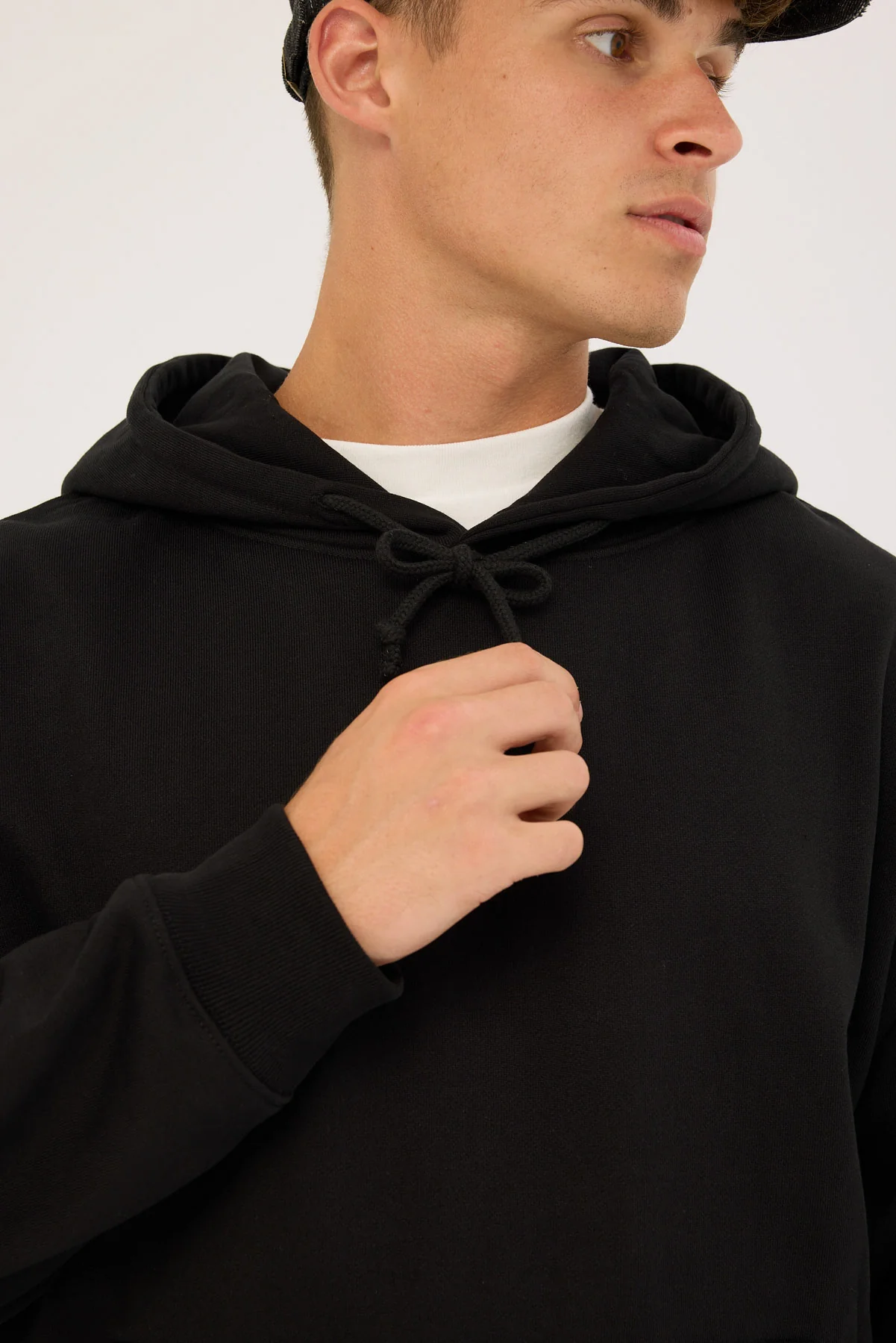 Open Archive Boxy Hoodie Black - Image 7