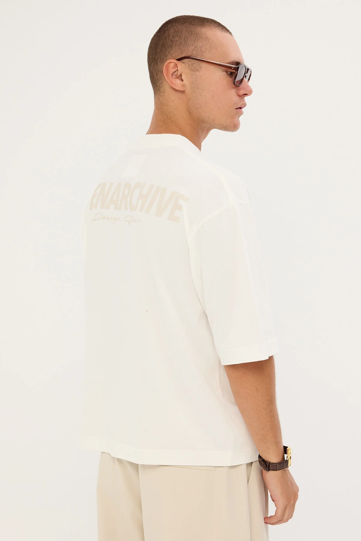 Open Archive Enduro Organic Cropped Street Tee Off White