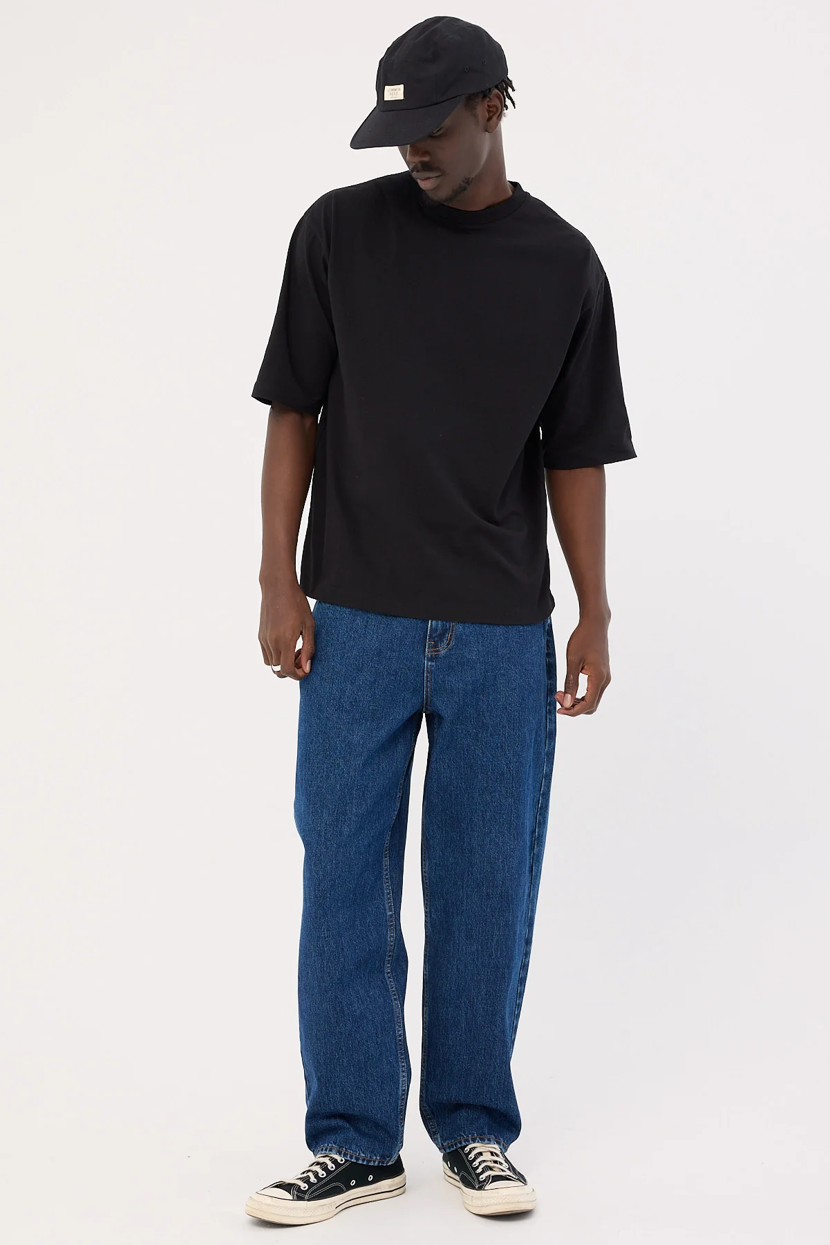 Open Archive Organic Boxy Tee Black - Image 2