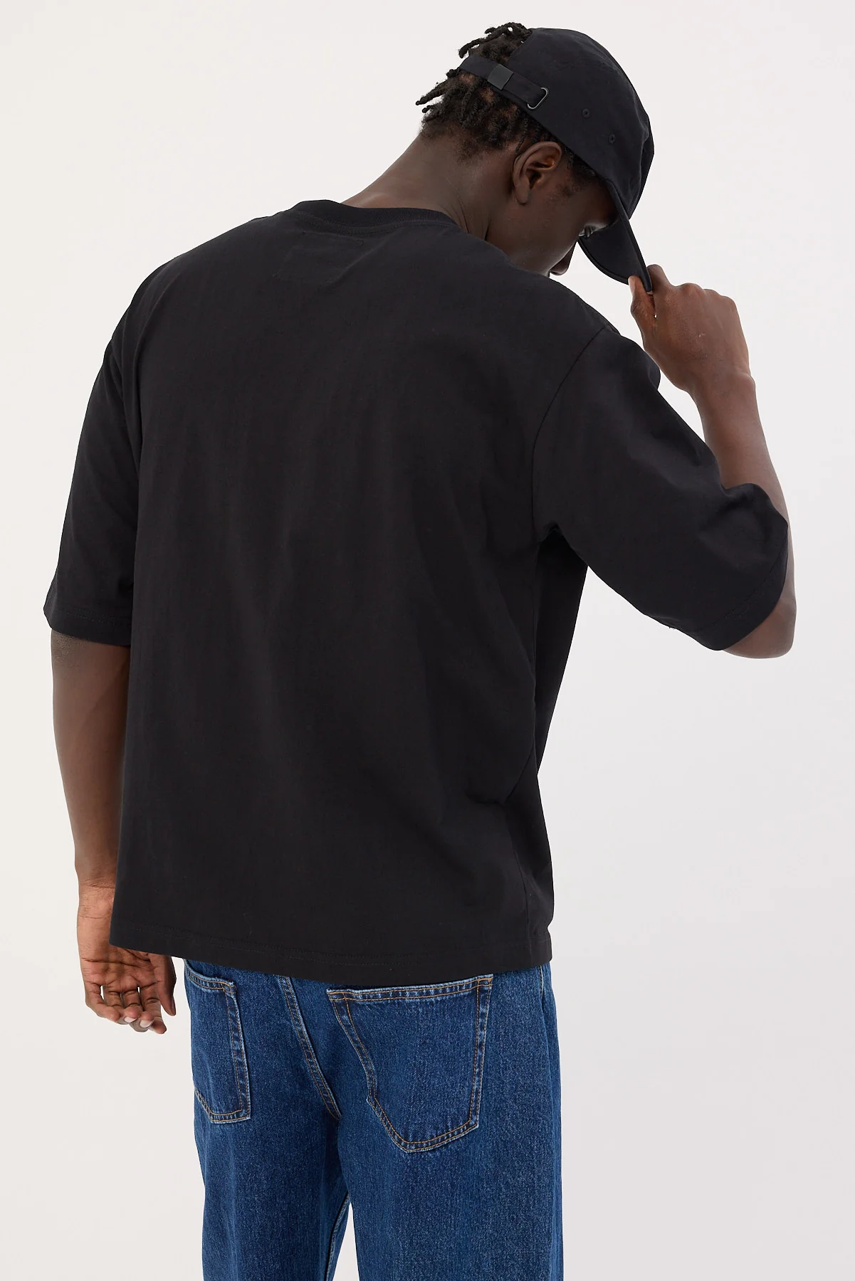 Open Archive Organic Boxy Tee Black - Image 7