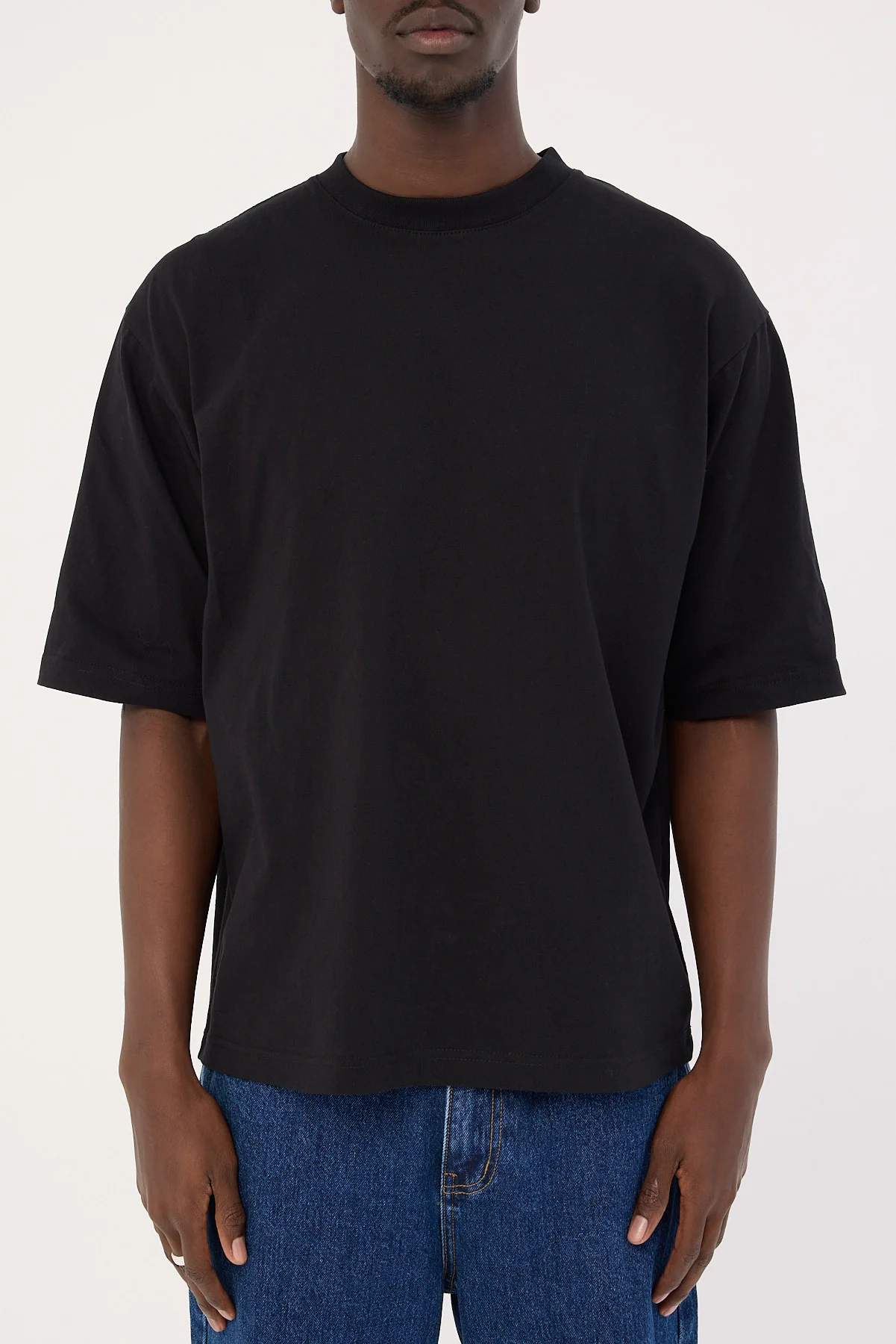 Open Archive Organic Boxy Tee Black - Image 8