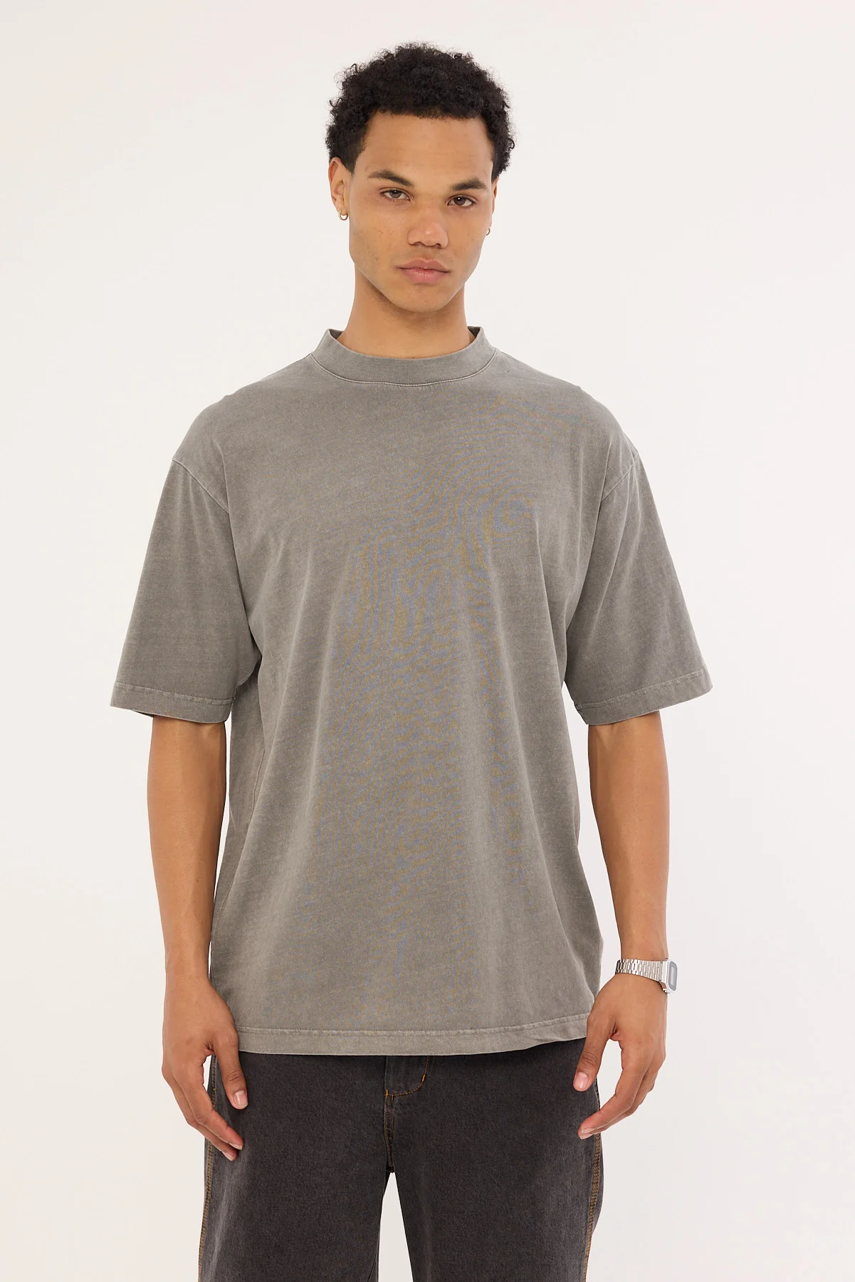 Open Archive Organic Oversize Tee Acid Grey