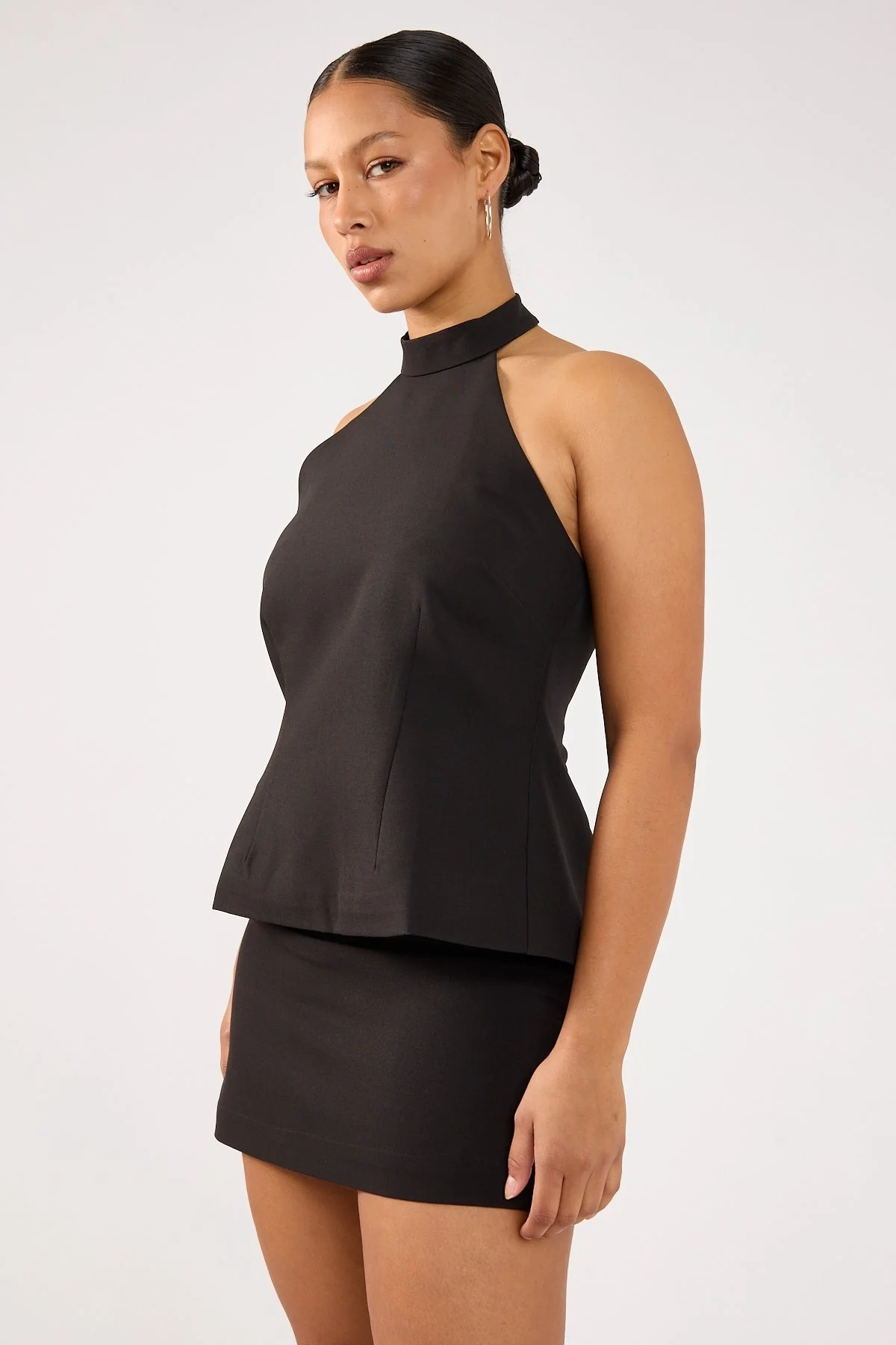 Perfect Stranger Beck Buckle Mini Skirt Black - Image 7