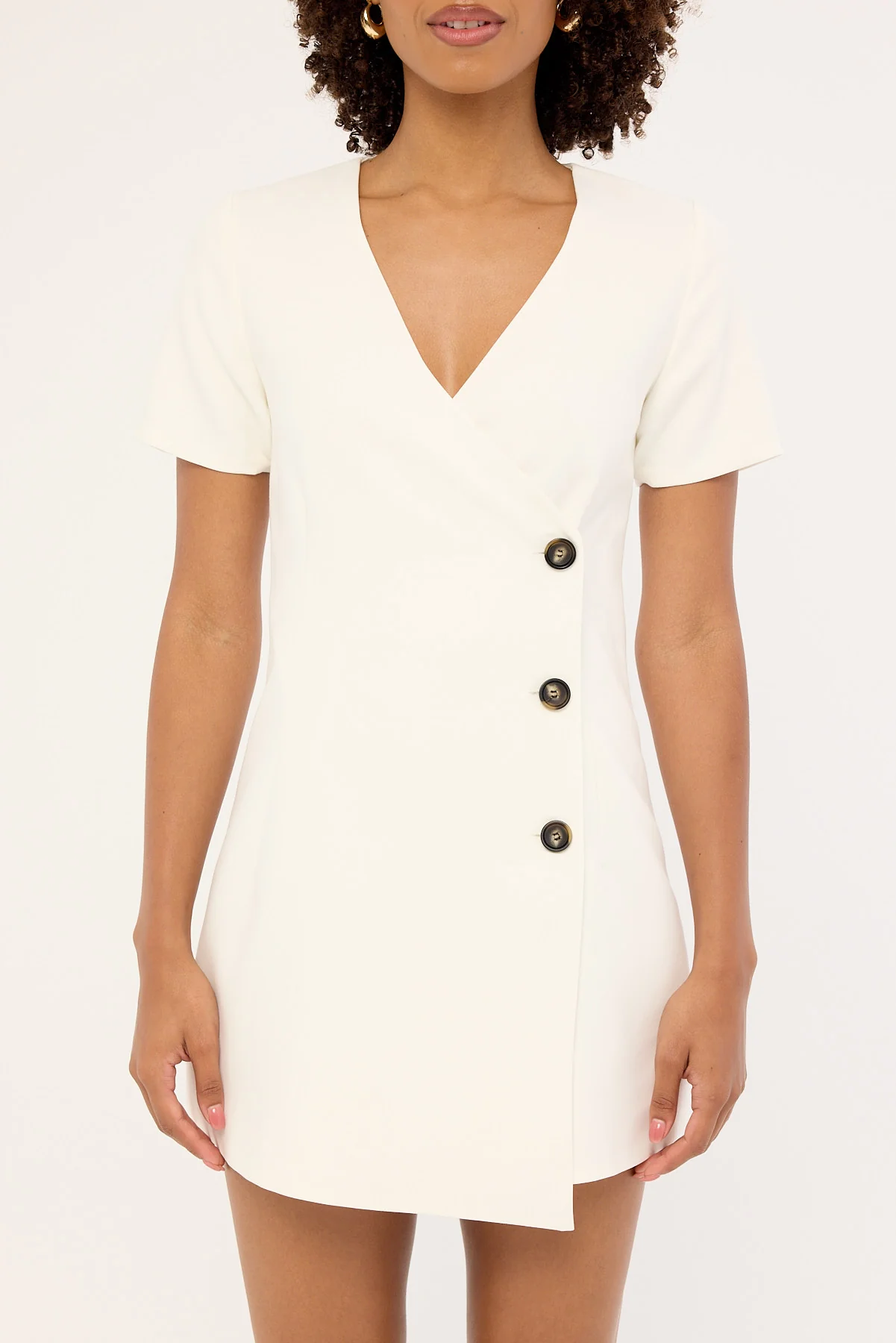 Perfect Stranger Beth Mini Dress Off White - Image 6