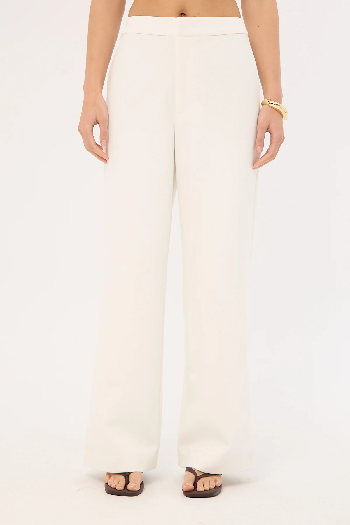 Perfect Stranger Cecelia High Rise Pant White - Image 6