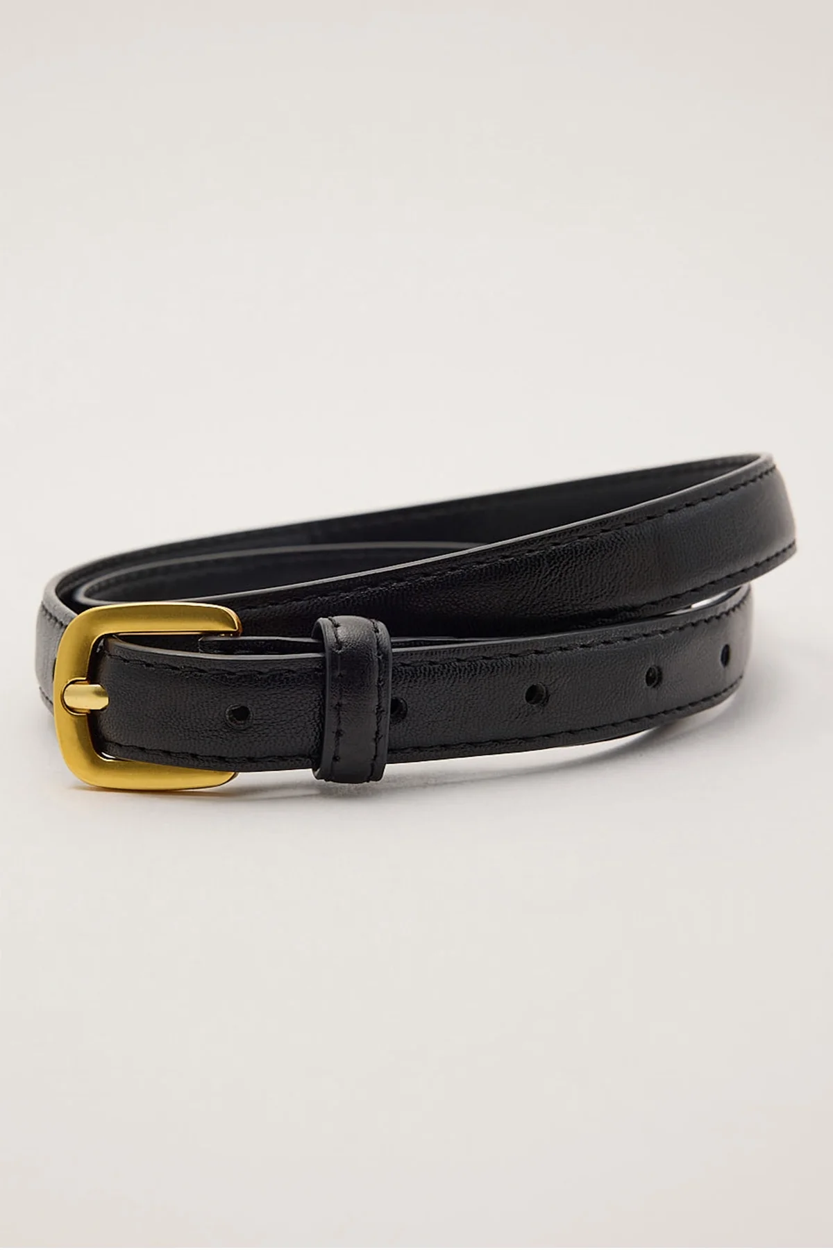 Perfect Stranger Classic Slim Belt Black / Gold - Image 2
