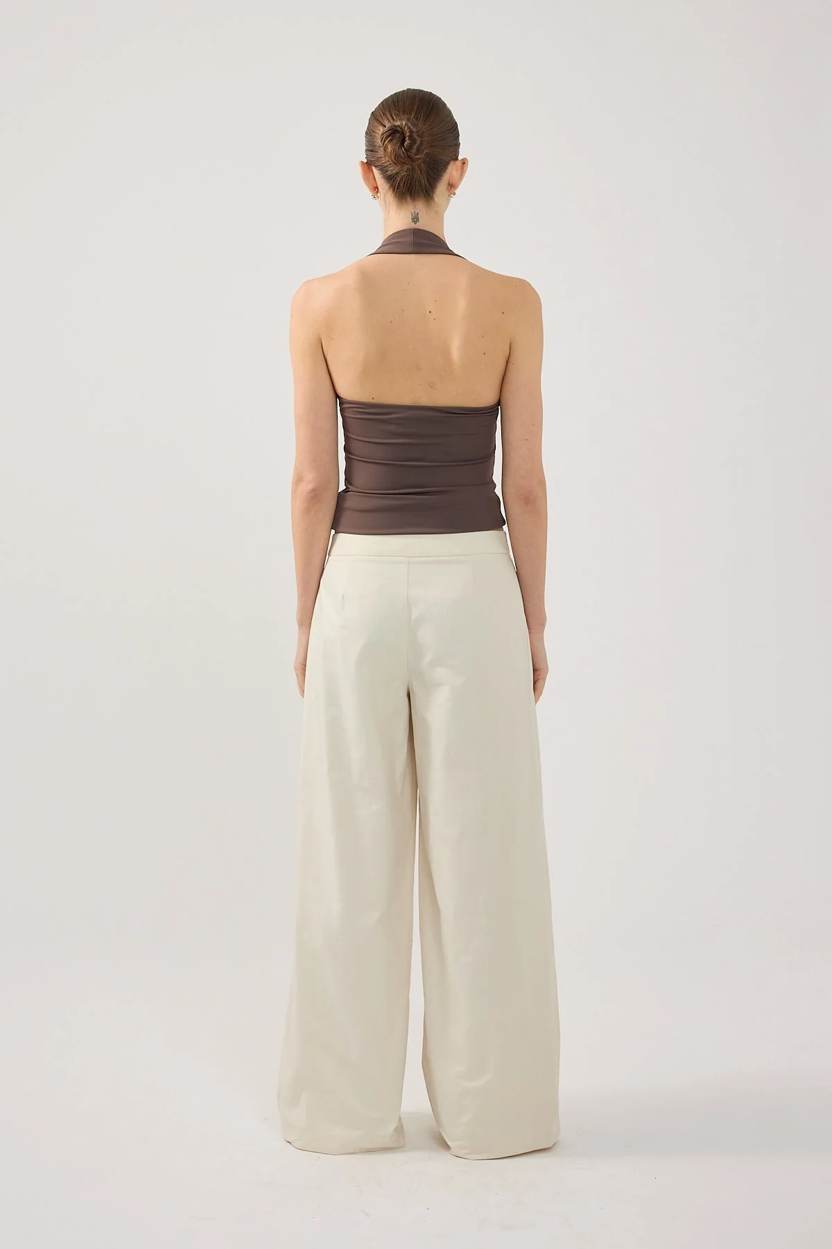 Perfect Stranger Duo Wrap Mid Rise Pant STONE - Image 3