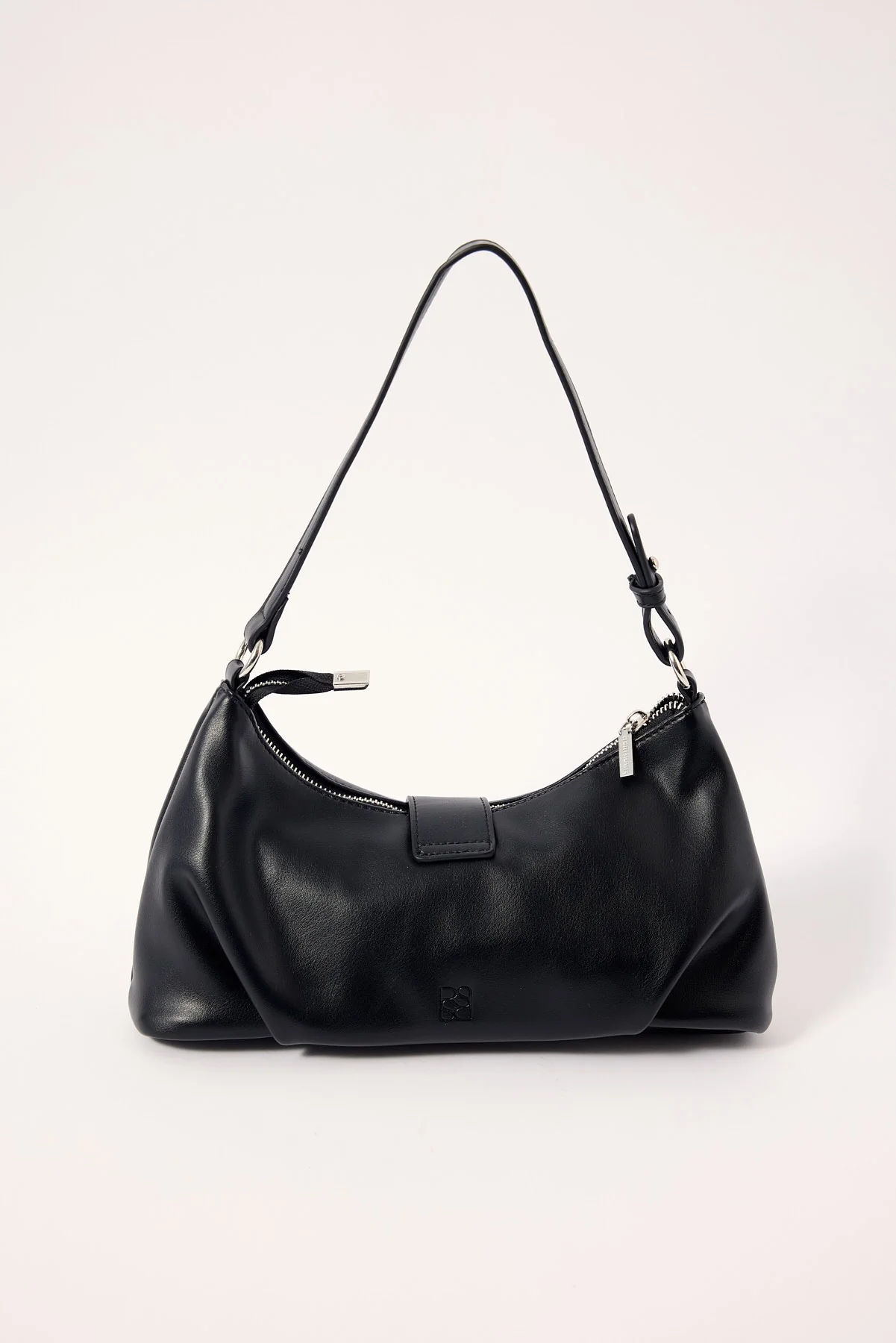Perfect Stranger Enola Buckle Shoulder Bag Black - Image 3