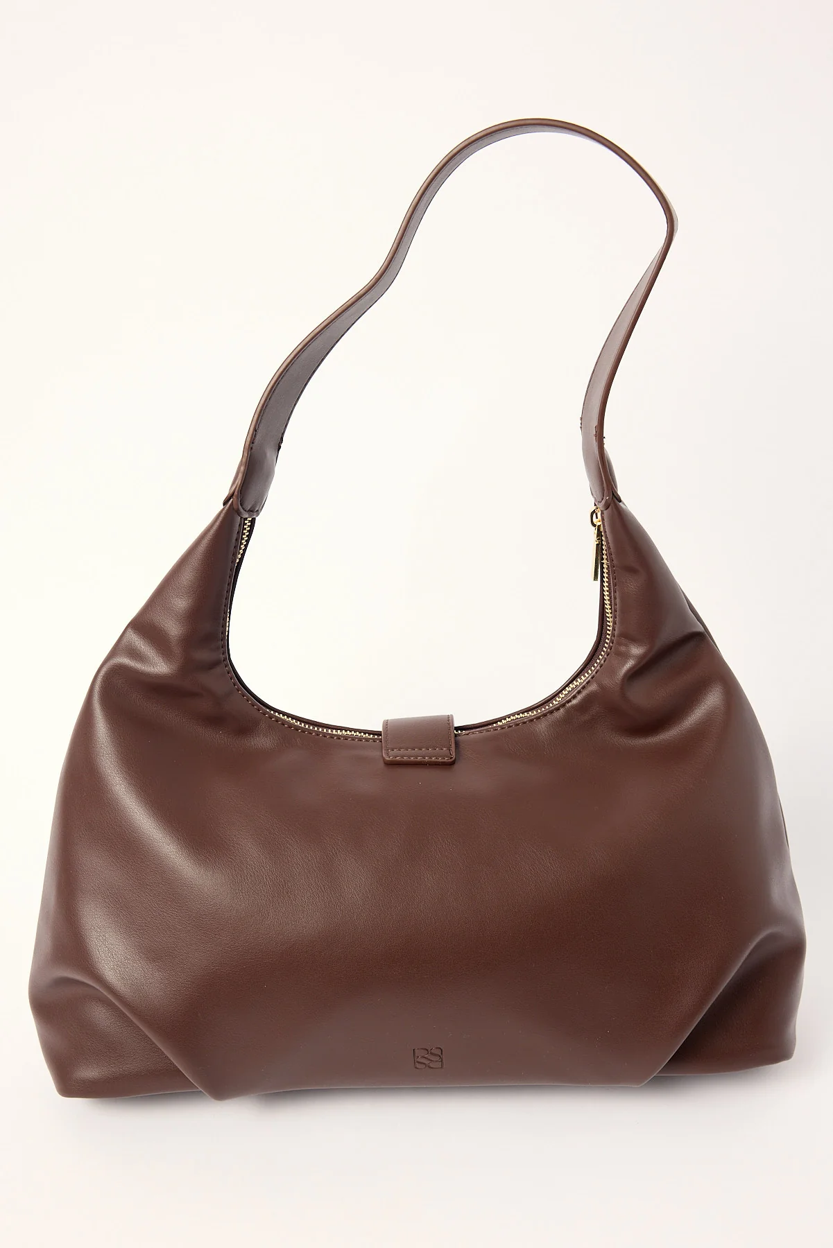 Perfect Stranger Enola Buckle Tote Bag Brown - Image 3