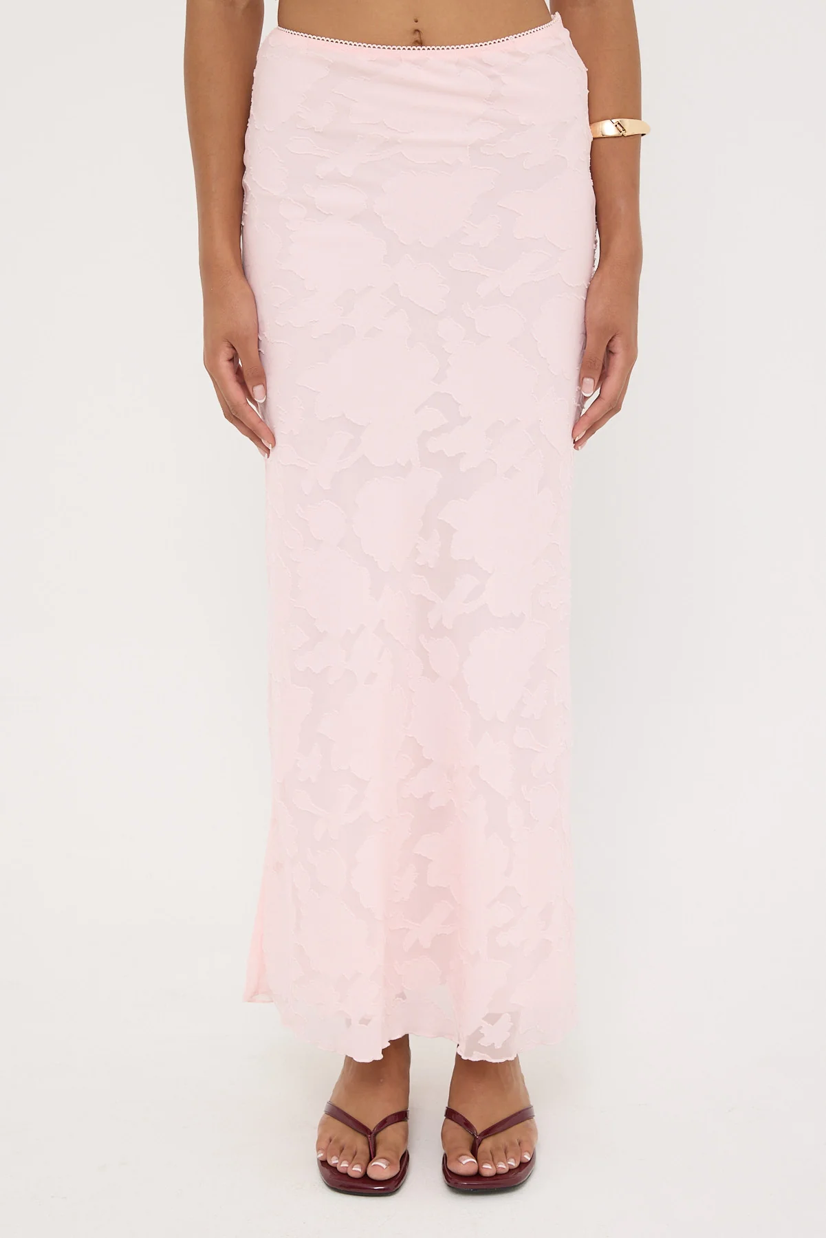 Perfect Stranger Evon Maxi Skirt Pink - Image 4